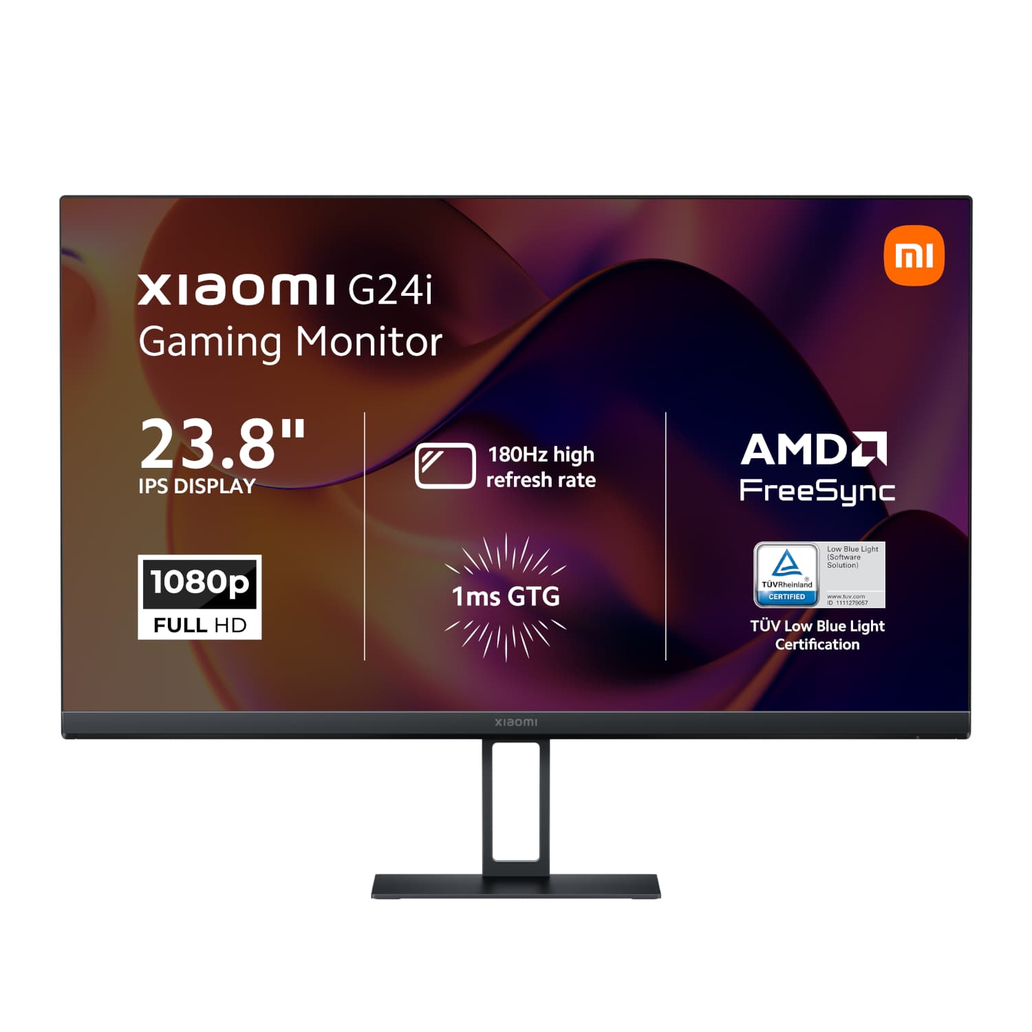 Xiaomi G24i 24" Full HD 1080p IPS Gaming Monitor (180Hz, 1ms, 16:9, HDMI/DP, and AMD FreeSync) — image 1
