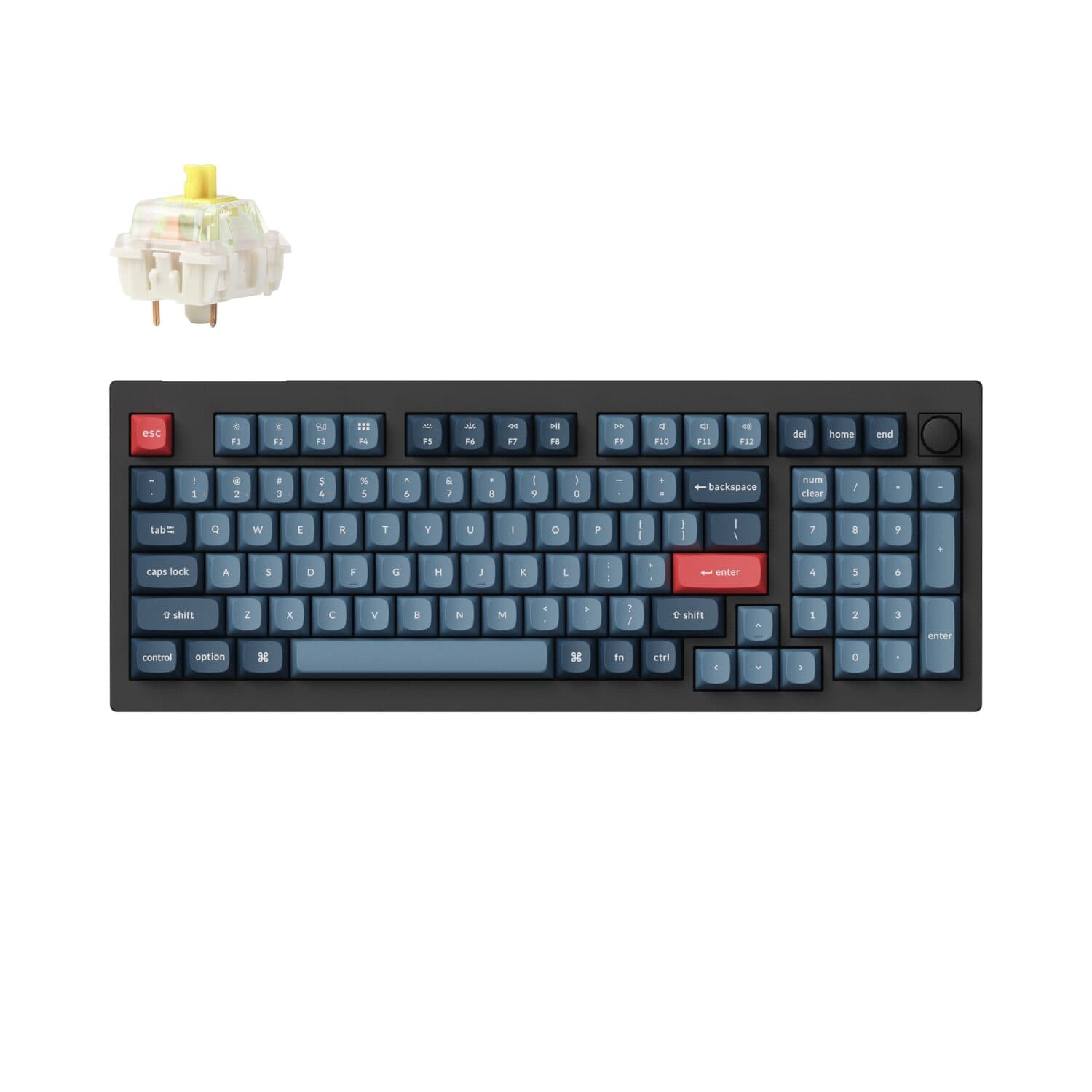 Keychron V5 Max Wireless Custom Keyboard - BANANA Switch — image 1
