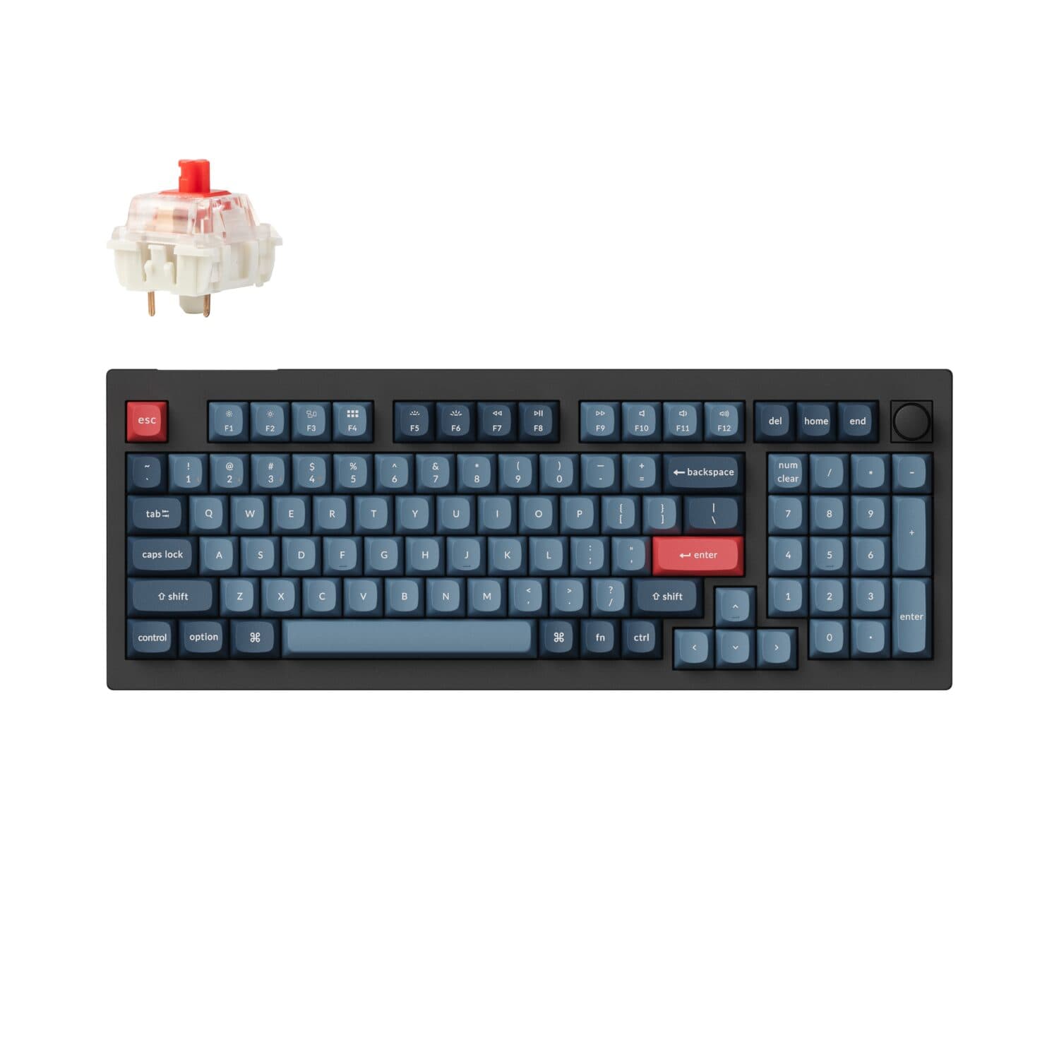 Keychron V5 Max Wireless Custom Keyboard - RED Switch — image 1