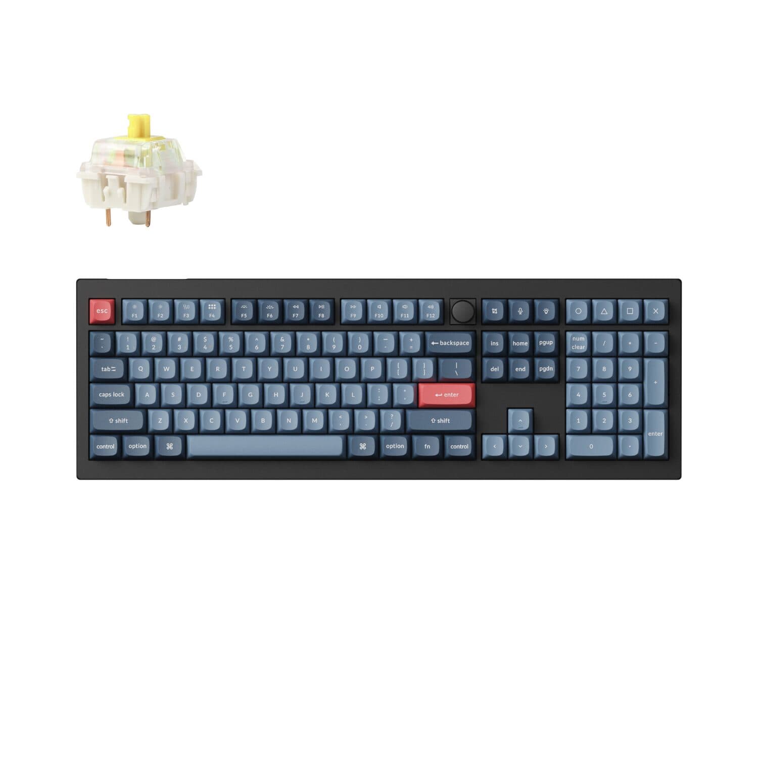 Keychron V6 Max Wireless Custom Keyboard - BANANA Switch — image 1
