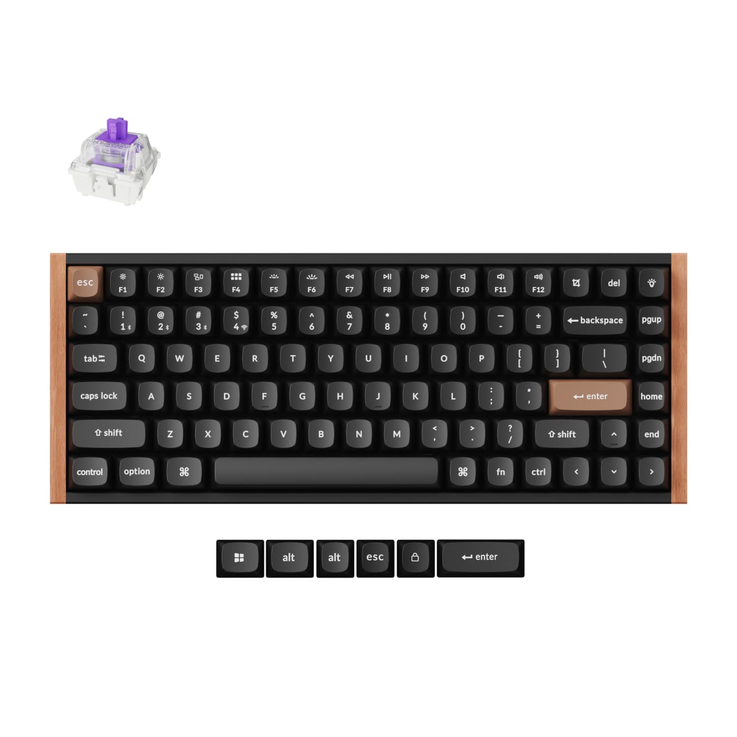 Keychron K2 HE Wireless Special Edition Magnetic Custom Keyboard | NEBULA Switch – Black — image 1