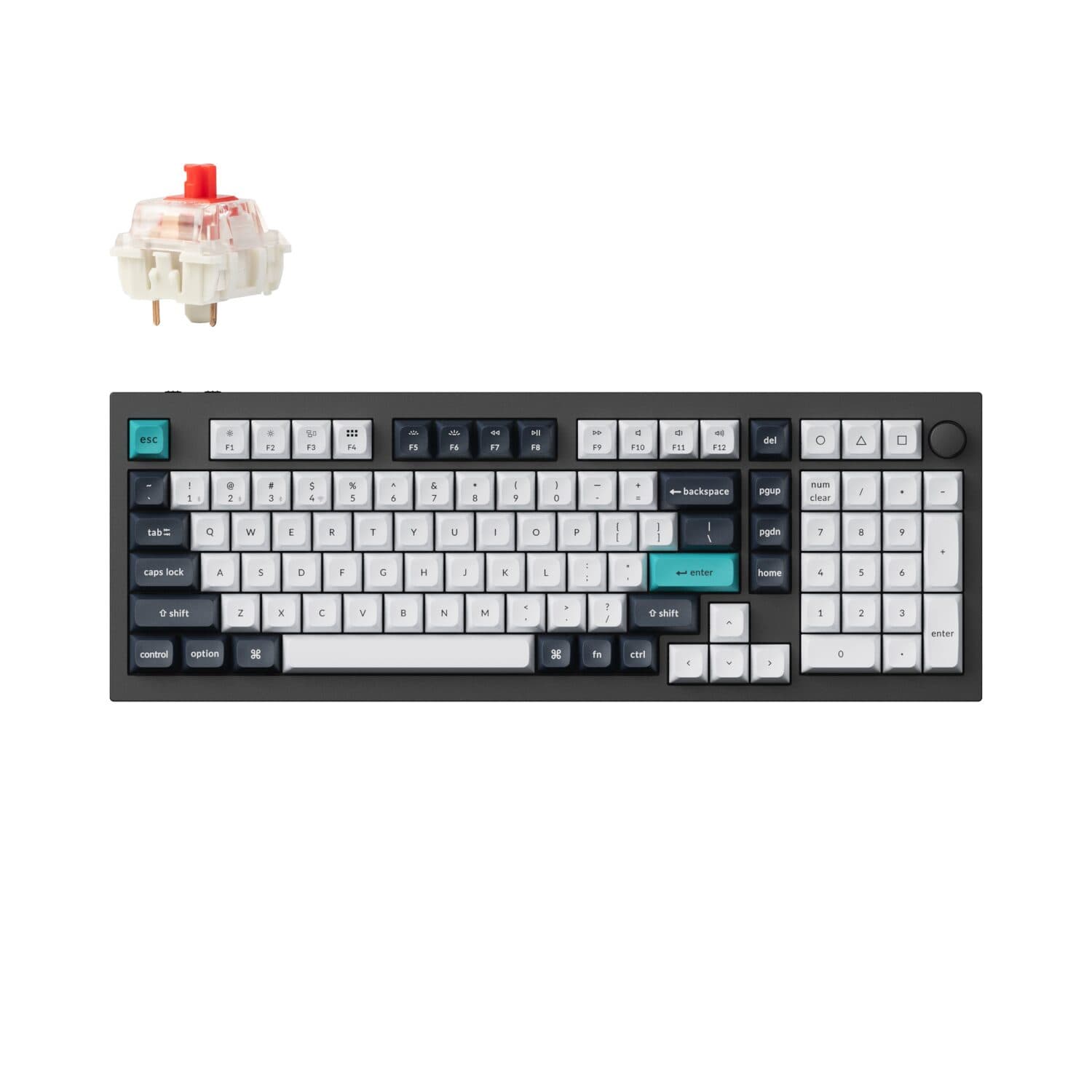 Keychron Q5M-M1 QMK/VIA Wireless Custom Keyboard - Black — image 1
