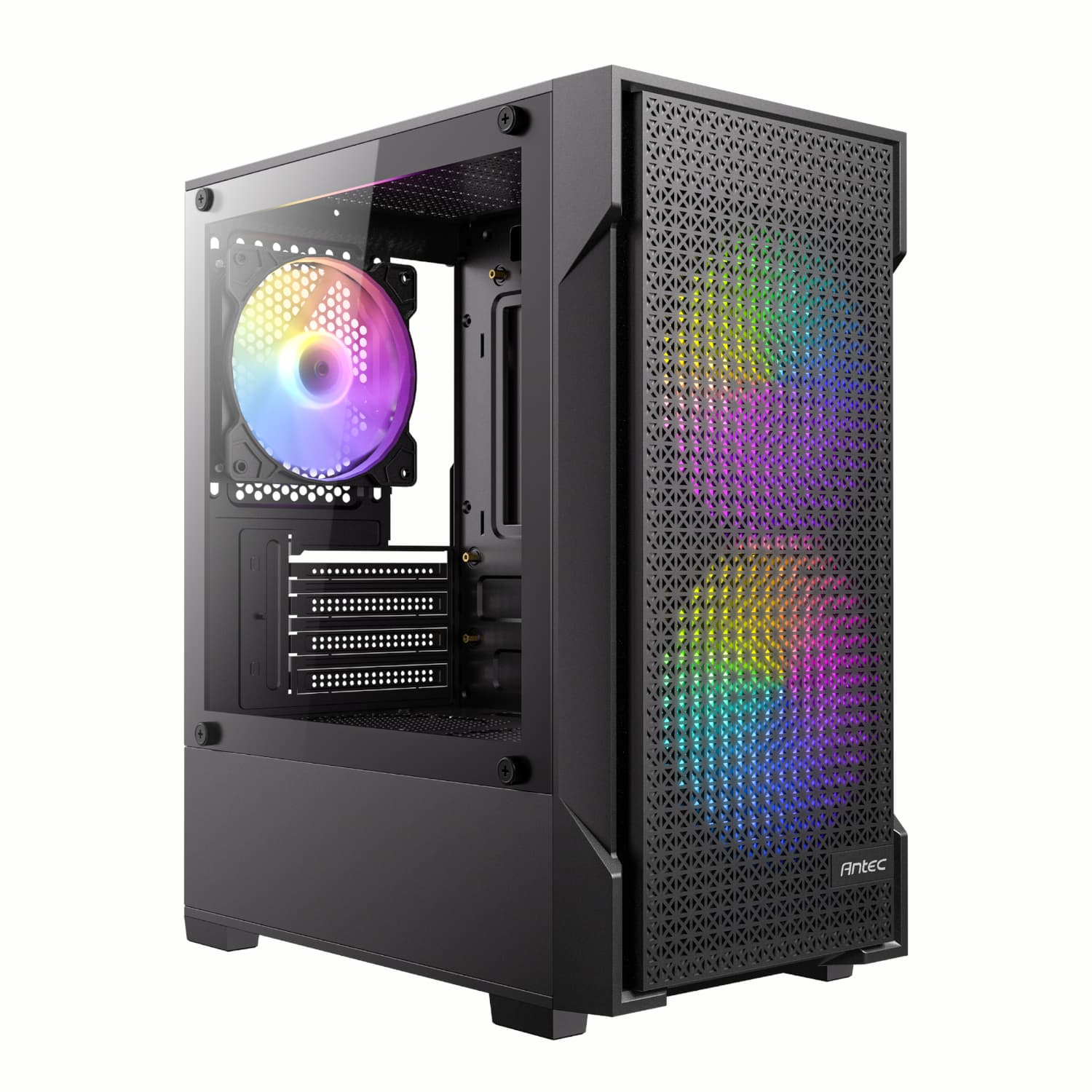 Antec VX100M ARGB Micro-ATX Mini Tower Gaming Chassis — image 1