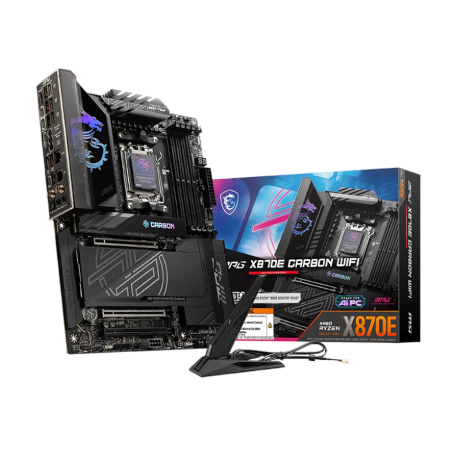 MSI MAG X870E CARBON WIFI ATX Motherboard — image 1