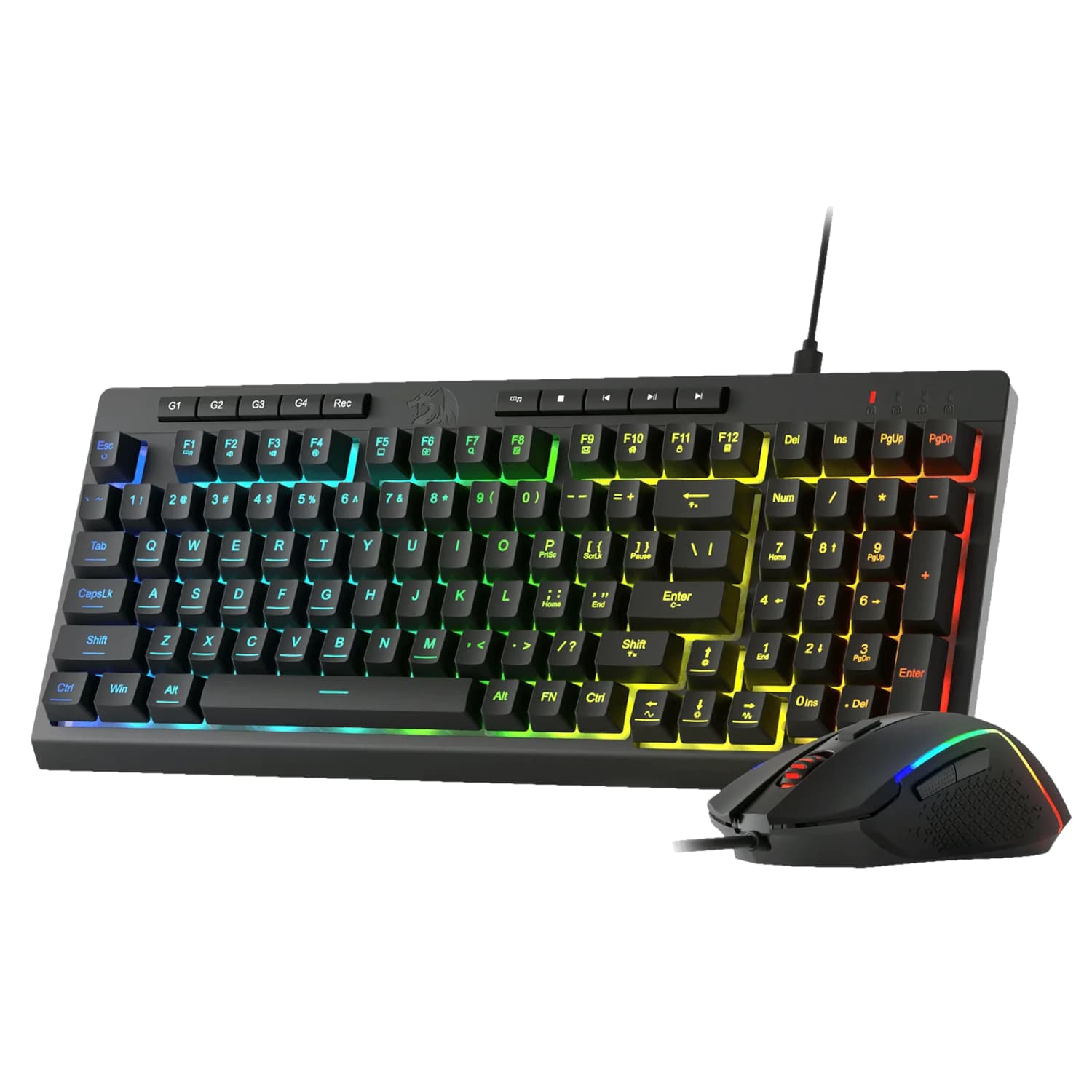 Redragon RYLO S141 Membrane Gaming Keyboard and Mouse Wired Combo — image 1