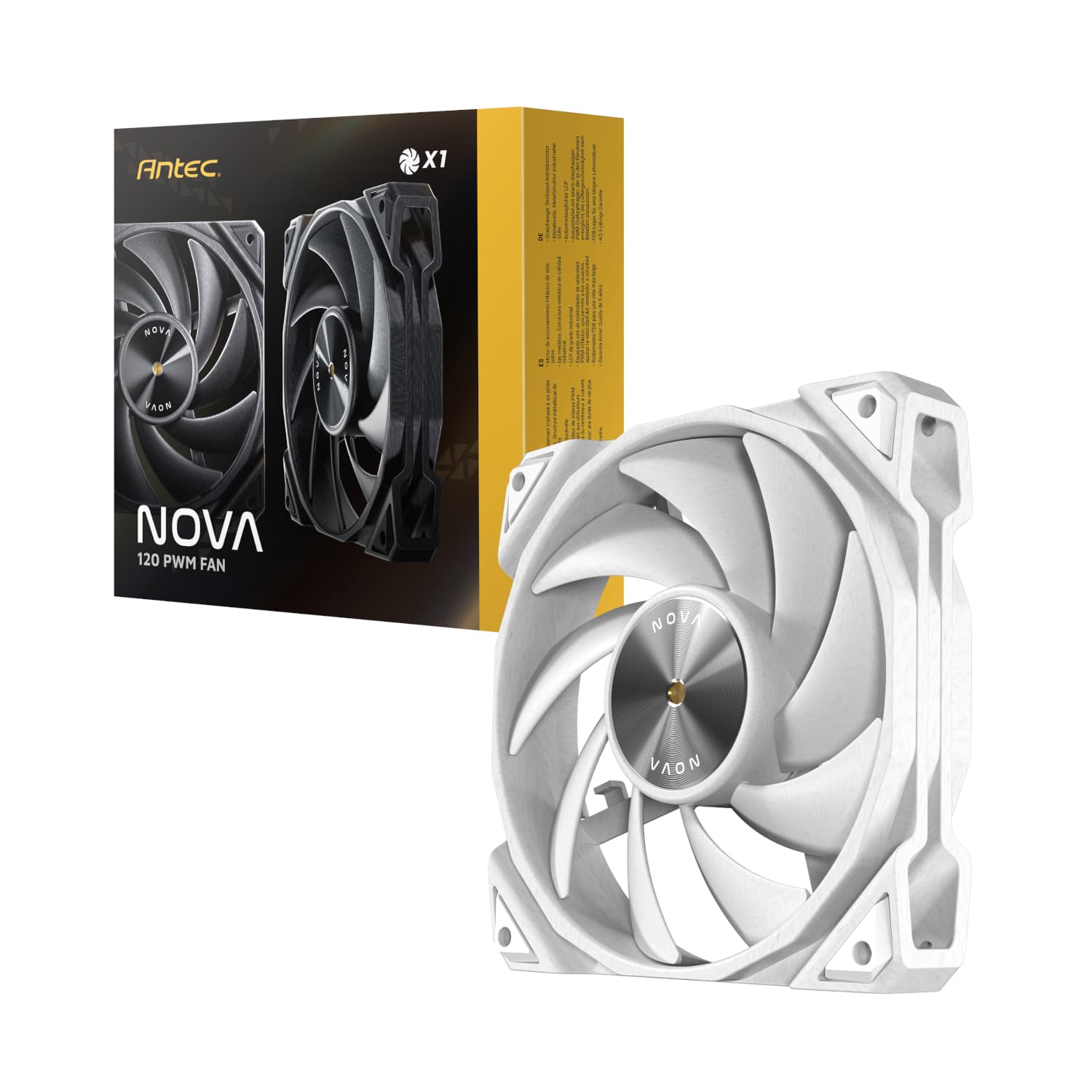 Antec NOVA PWM 120mm Case Fan White — image 1