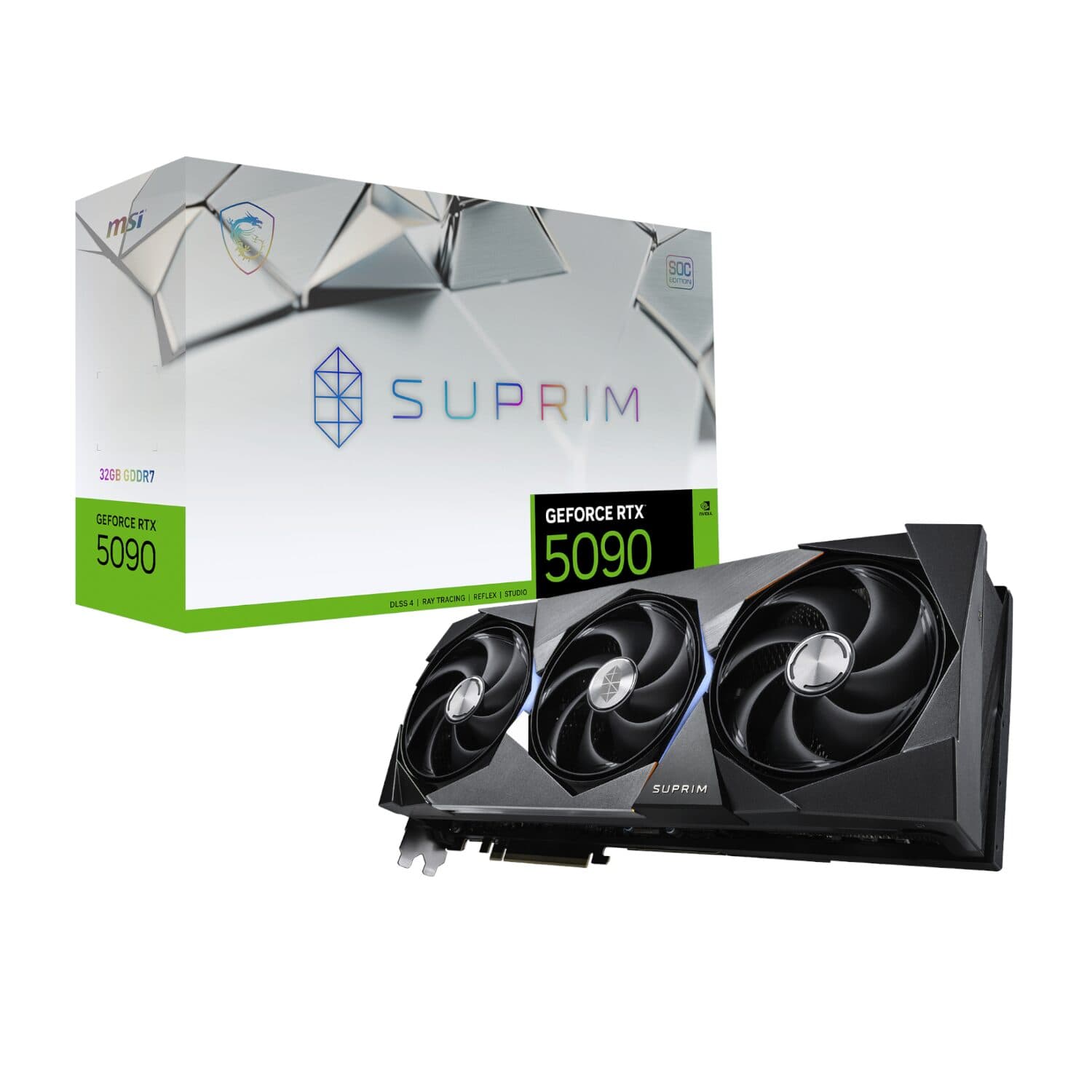 MSI GeForce RTX 5090 SUPRIM SOC 32GB Graphics Card — image 1