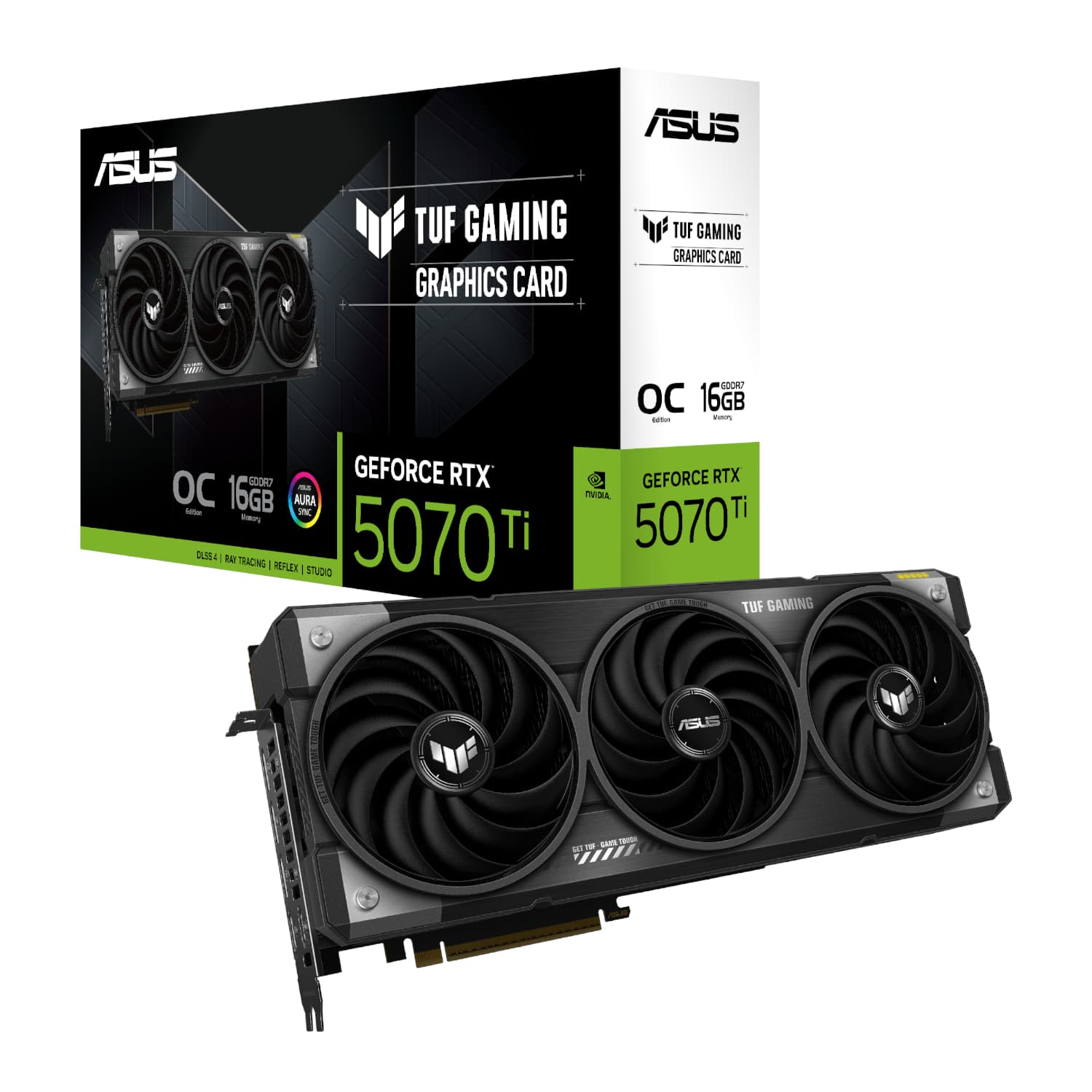 Asus TUF Gaming GeForce RTX 5070 Ti 16GB GDDR7 OC Graphics Card — image 1