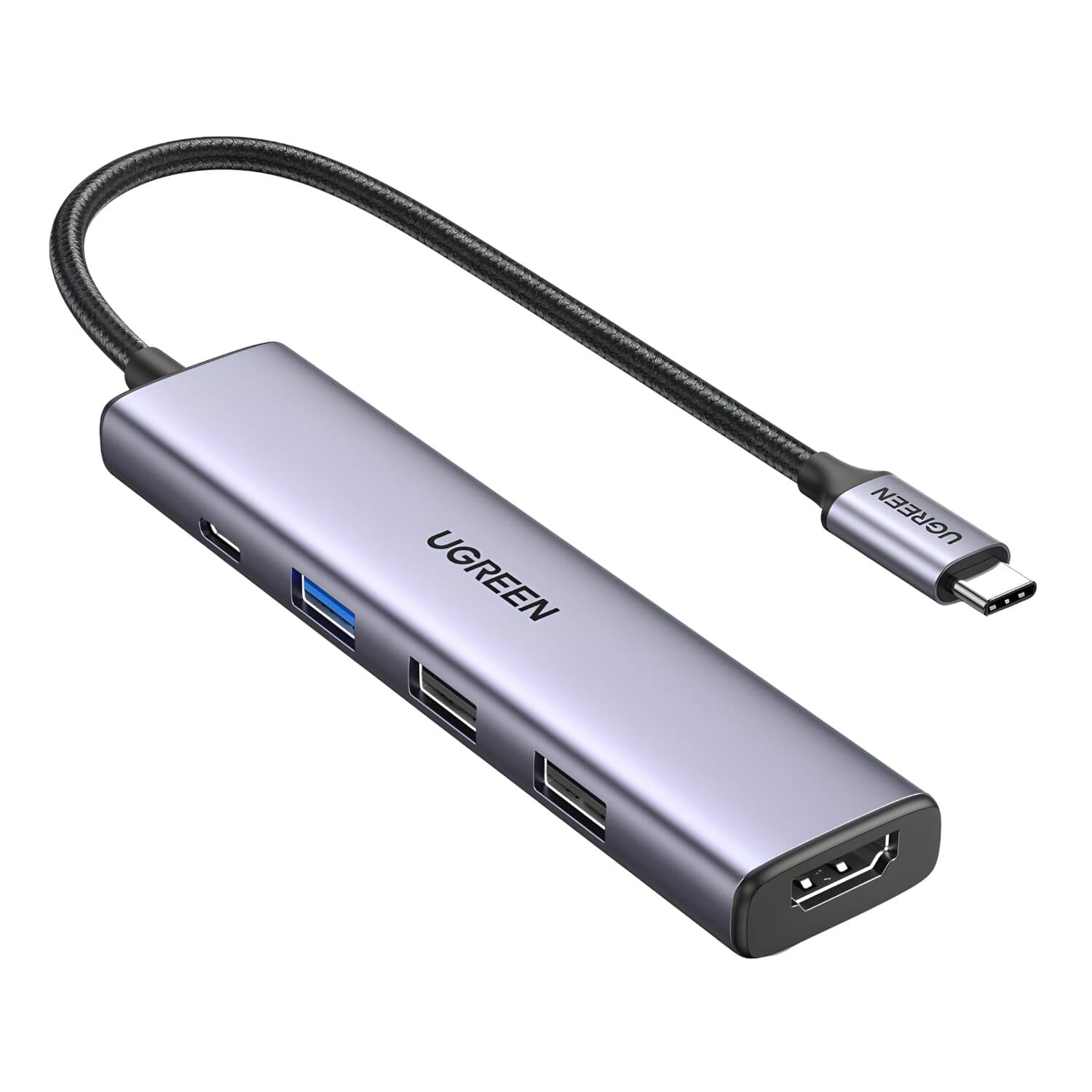 UGREEN Revodok 5-in-1 Type-C Hub | 4K HDMI | Type-C | USB3.0 | USB2.0 — image 1