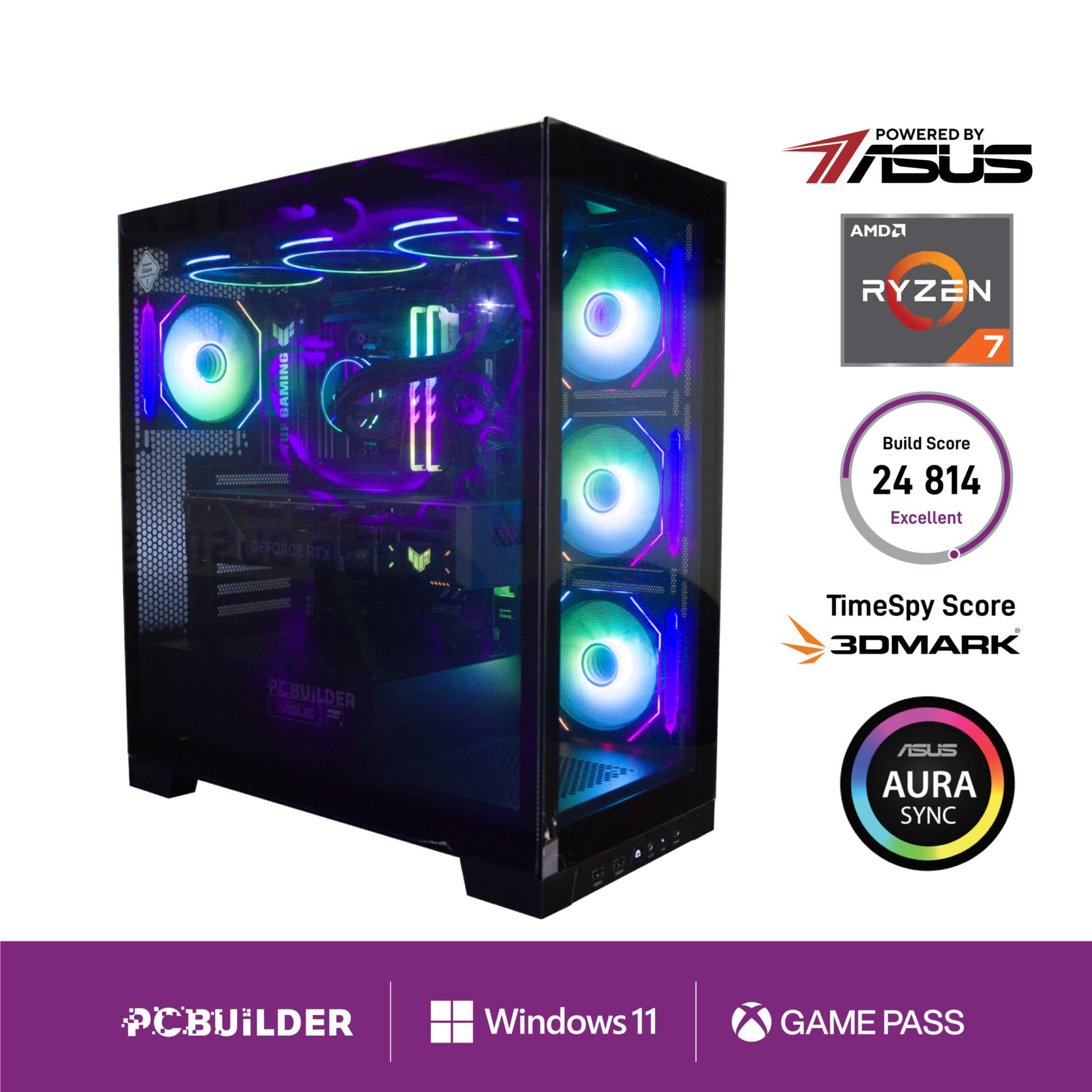 PCBuilder Ryzen 7 9700X VALOUR Windows 11 Gaming PC — image 1