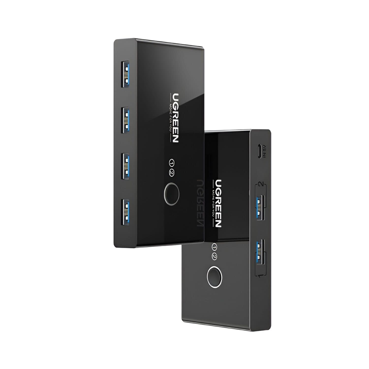 UGREEN USB 3.0 4-Port Switch Box, with 1.5m USB Cables — image 1