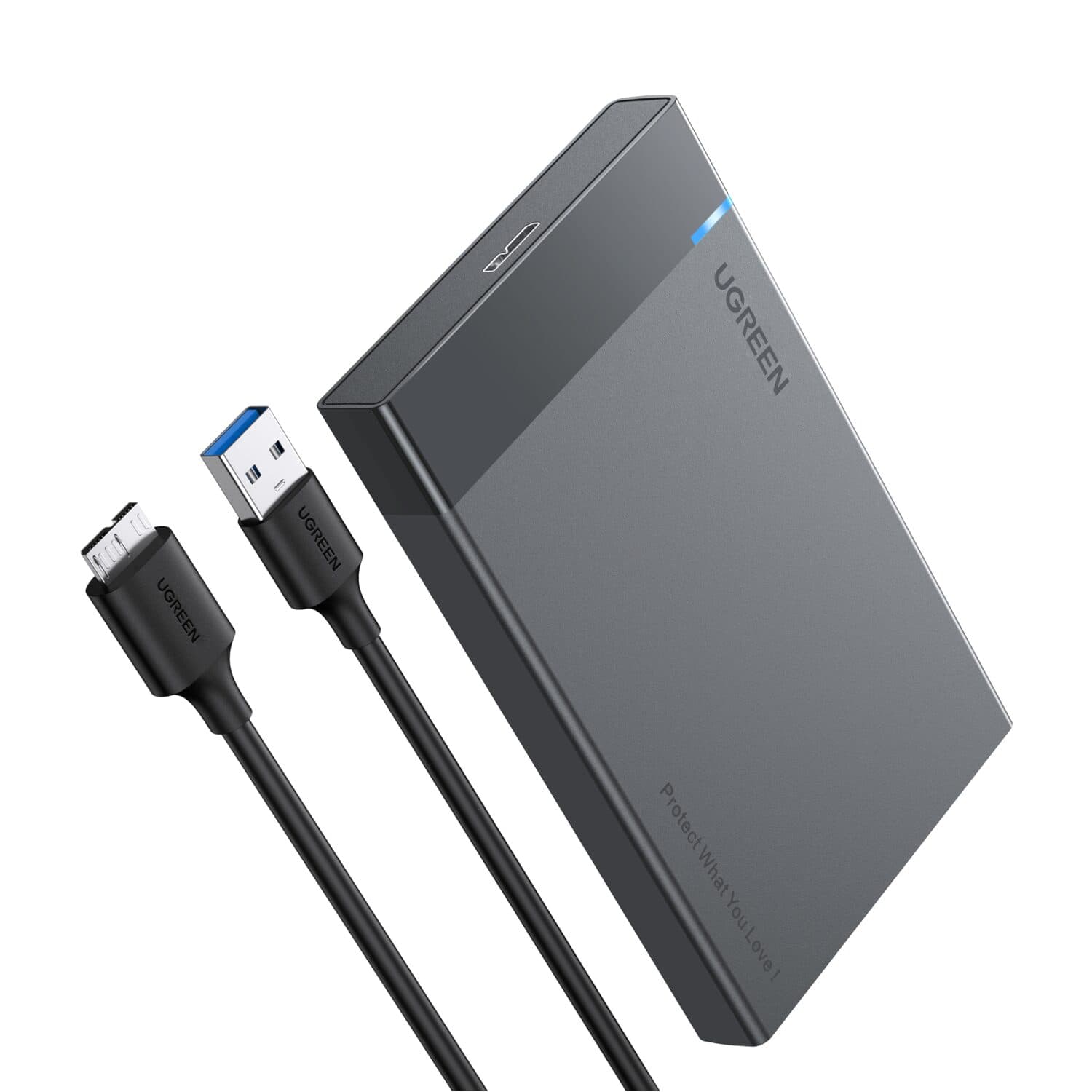 UGREEN 2.5'' SATA Hard Drive USB 3.0 Enclosure, UASP, 6Gbps — image 1