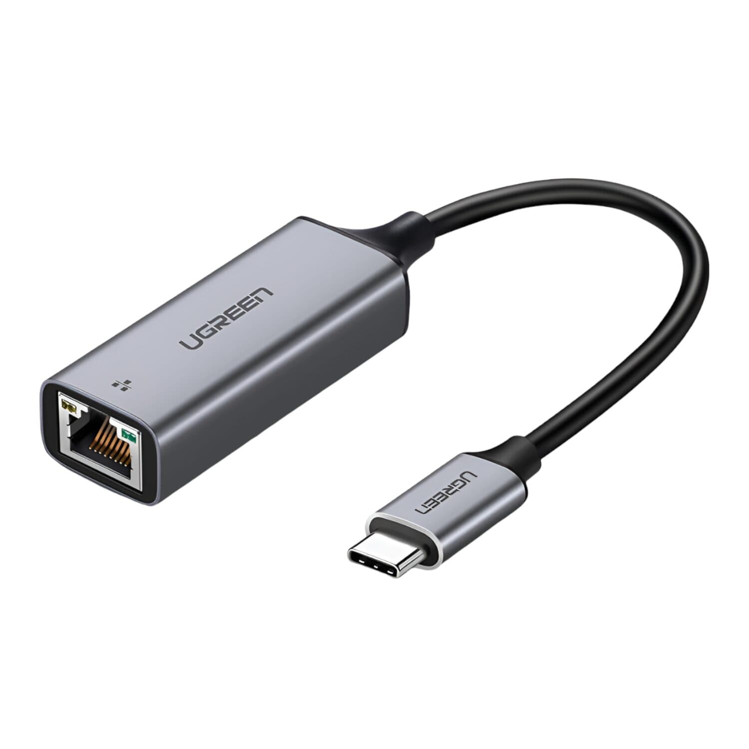 UGREEN CM199-50737 Type-C to Gigabit Ethernet Adapter - Silver — image 1