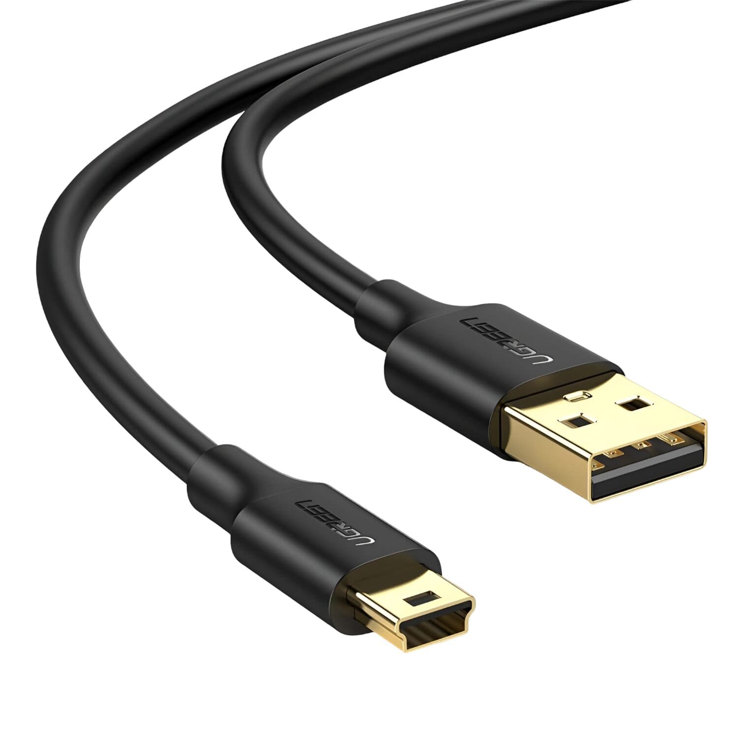 UGREEN US132 USB to Mini USB 2.0, 450Mbps SuperSpeed Cable - 2m — image 1
