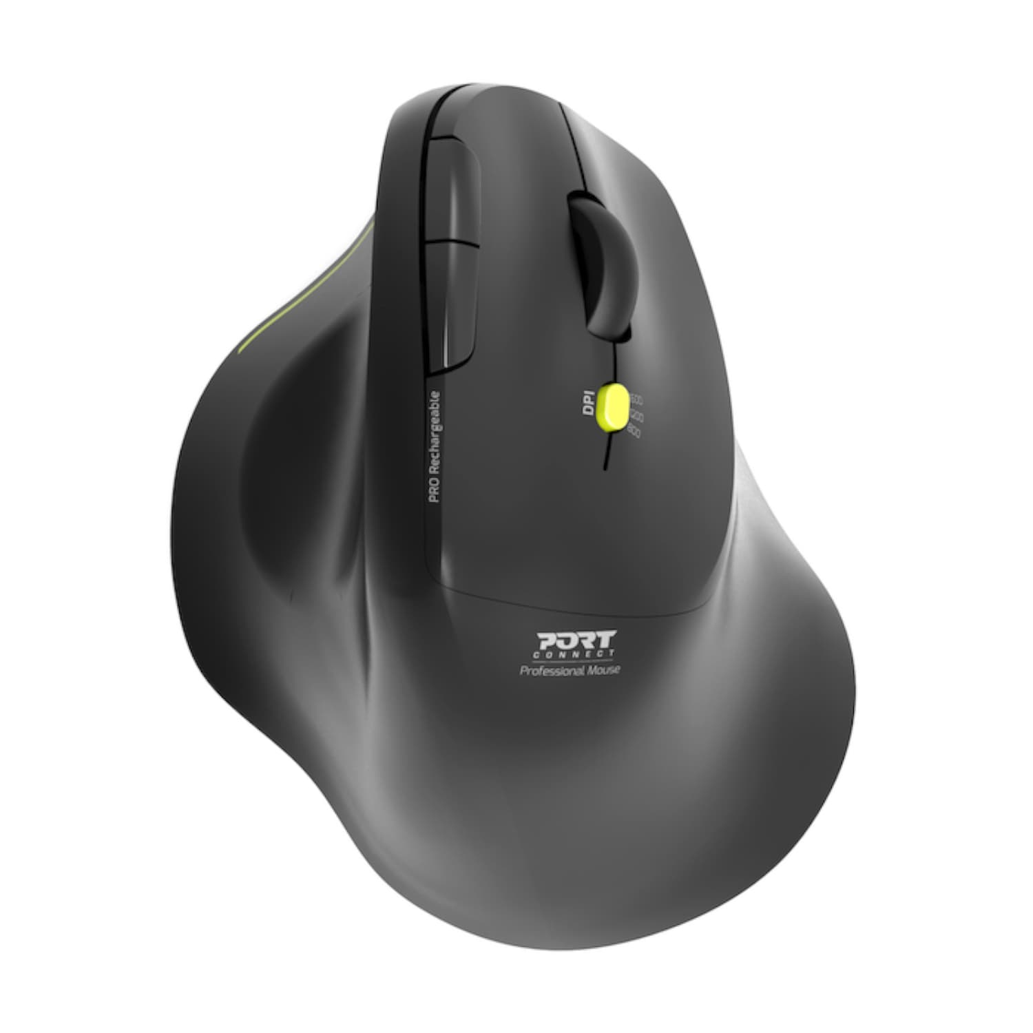 Port Connect 2.4GHz Wireless ERGO SOFT Bluetooth Rechargeable Mouse — image 1
