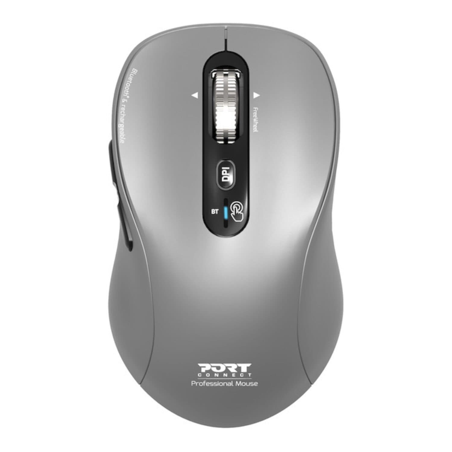 Port Connect Wireless Bluetooth Expert and Mac Mouse - Grey — image 1