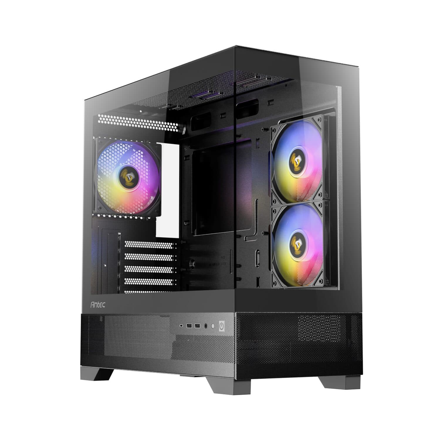 Antec CX500M ARGB Gaming Chassis | M-ATX | ITX | Type-C - Black — image 1
