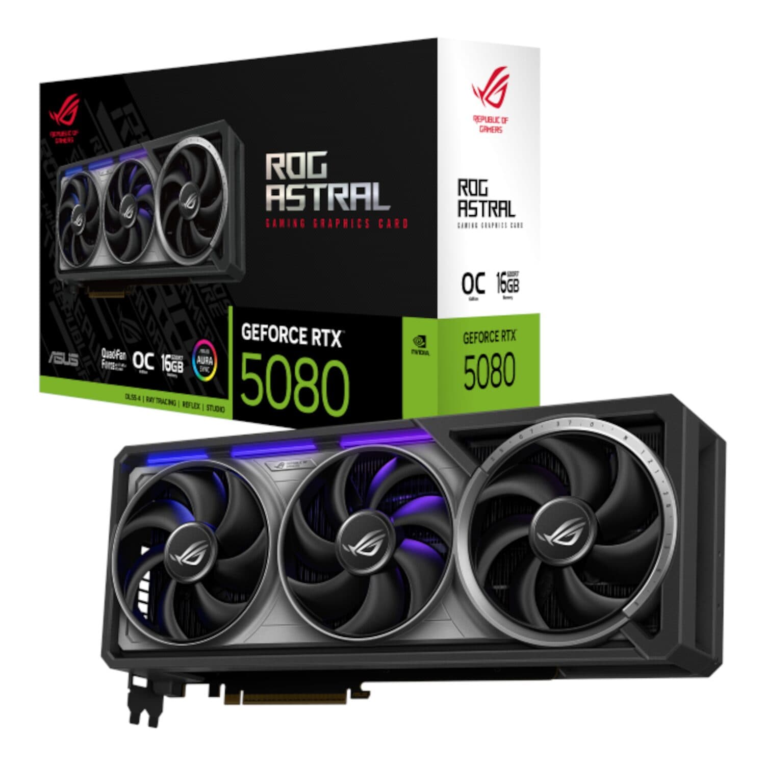 Asus ROG Astral GeForce RTX 5080 16GB GDDR7 OC Edition — image 1