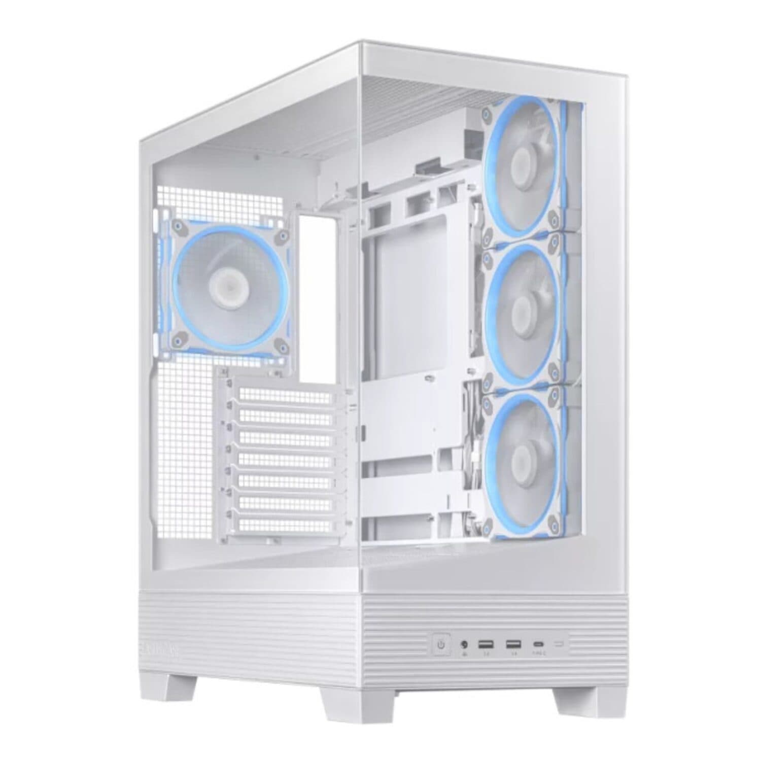 Asus A31 PLUS Mid Tower ATX Chassis - White — image 1