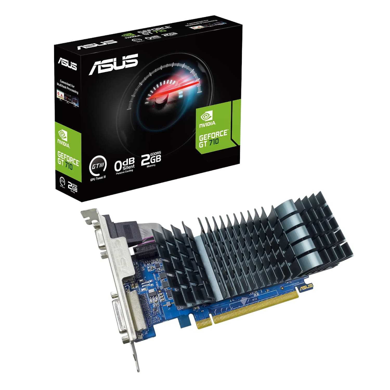 Asus GeForce GT 710 2GB GDDR5 EVO Graphics Card — image 1