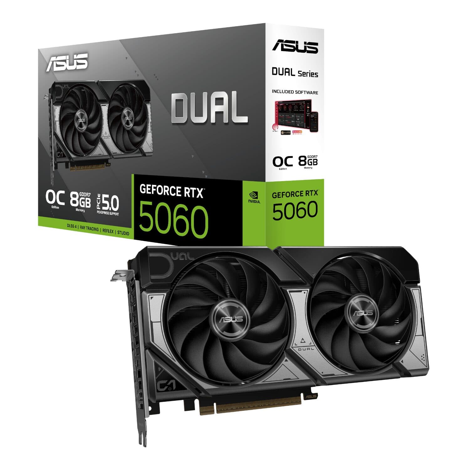 ASUS Dual GeForce RTX 5060 OC Edition 8GB GDDR7 Graphics Card — image 1