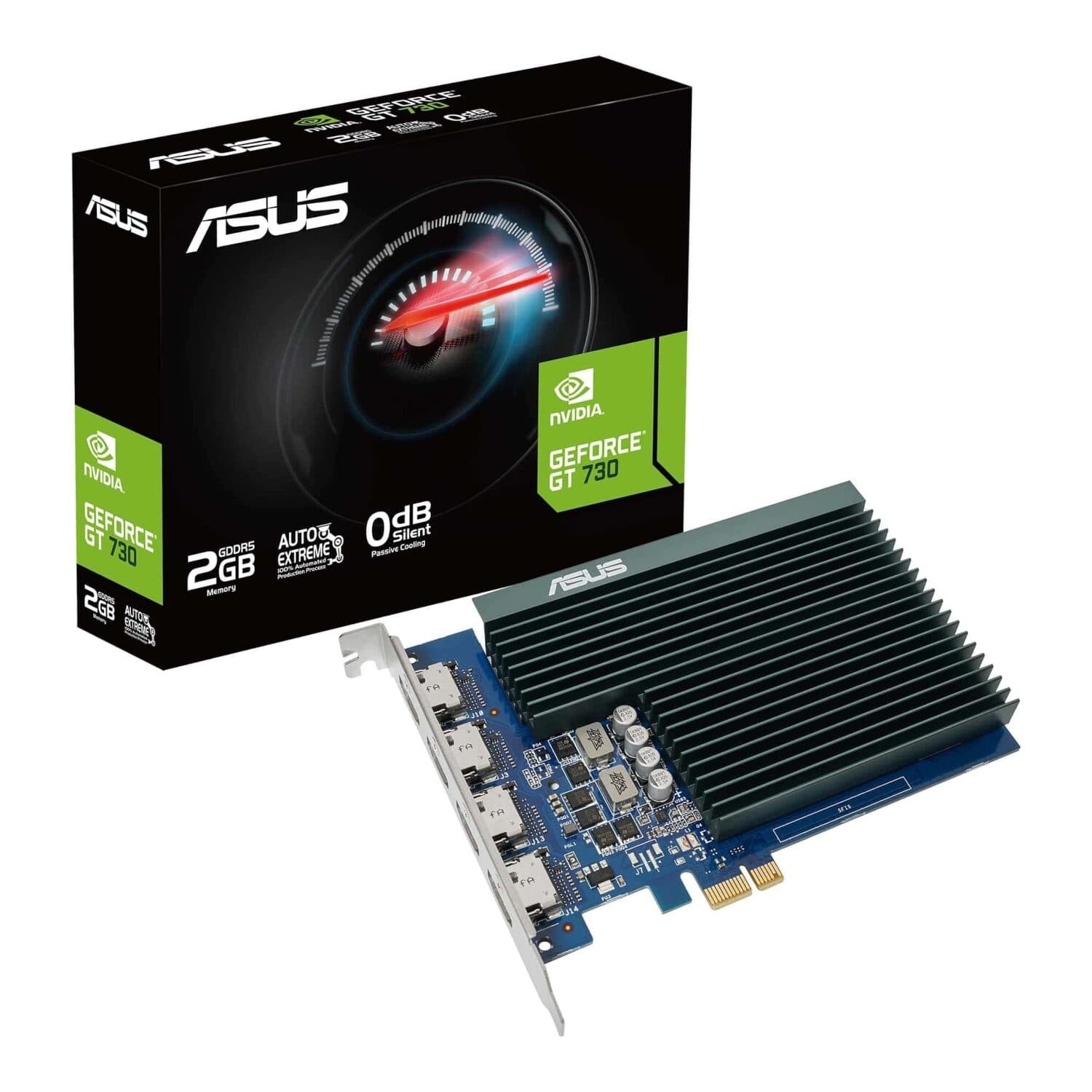 Asus GT730 2GB GDDR5 Graphics Card with 4 HDMI Ports — image 1