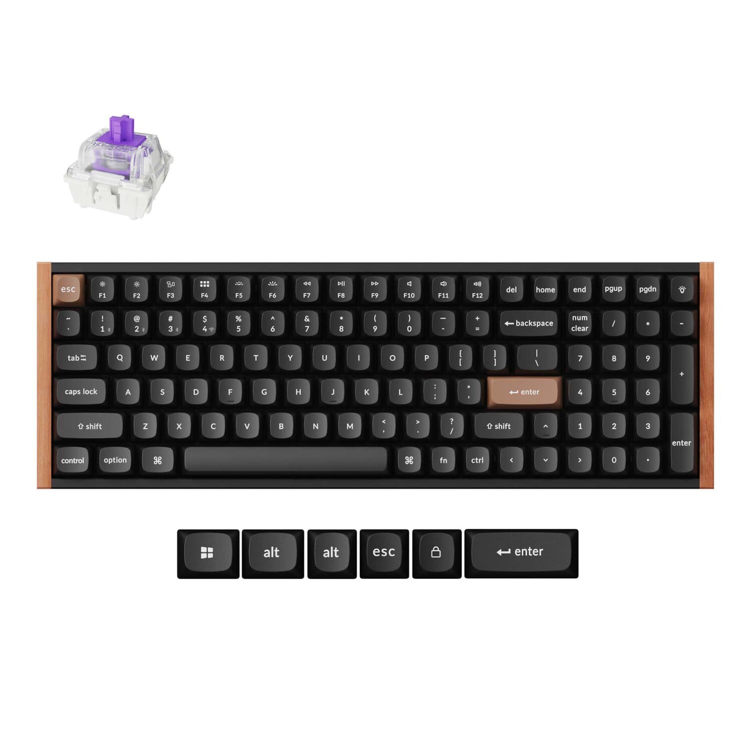 Keychron K4 HE Wireless Magnetic Switch Mechanical Keyboard (96% Layout, Gateron Hall Effect Switches) — image 1