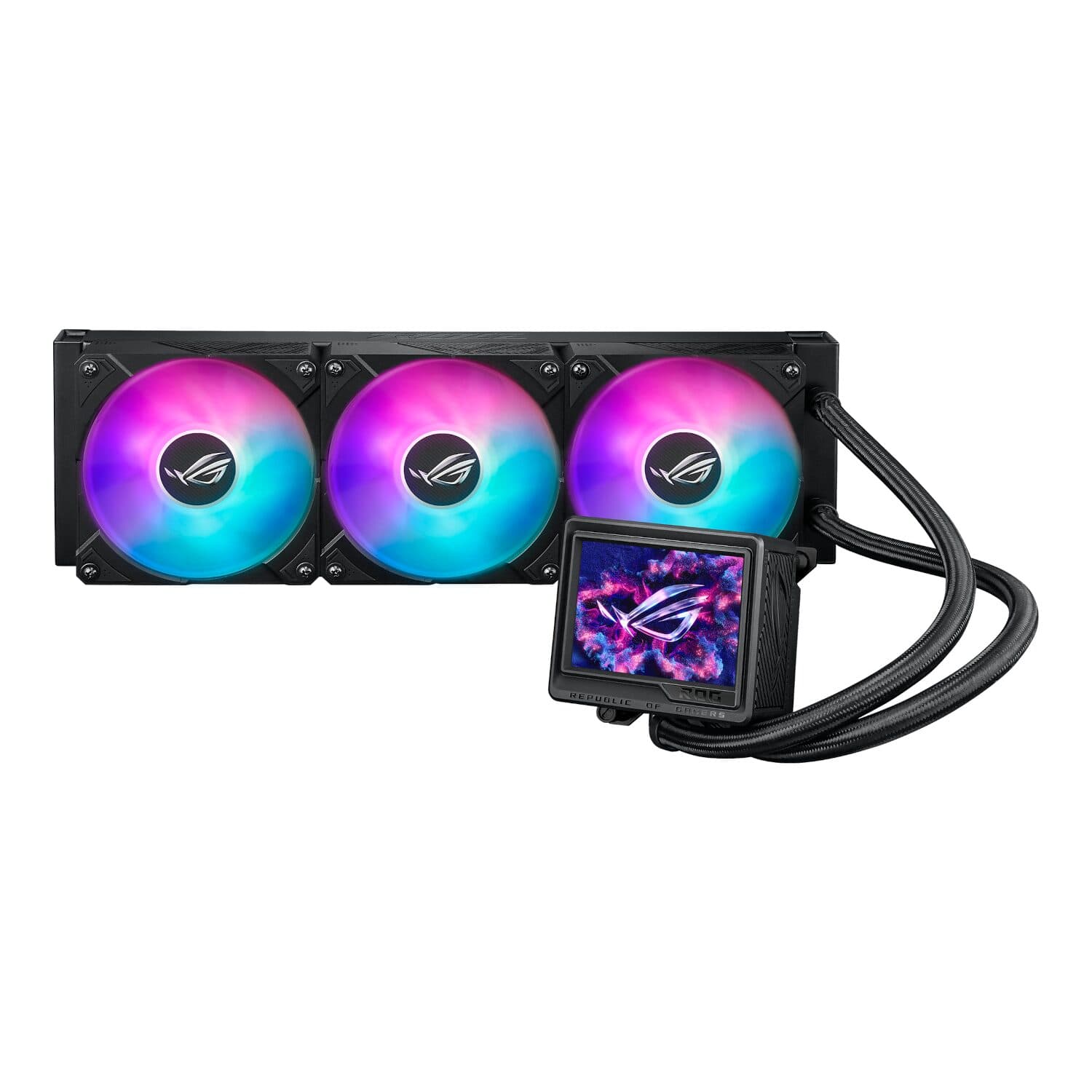 Asus ROG Ryujin III ARGB AIO Liquid Cooler - 3.5" LCD Display — image 1