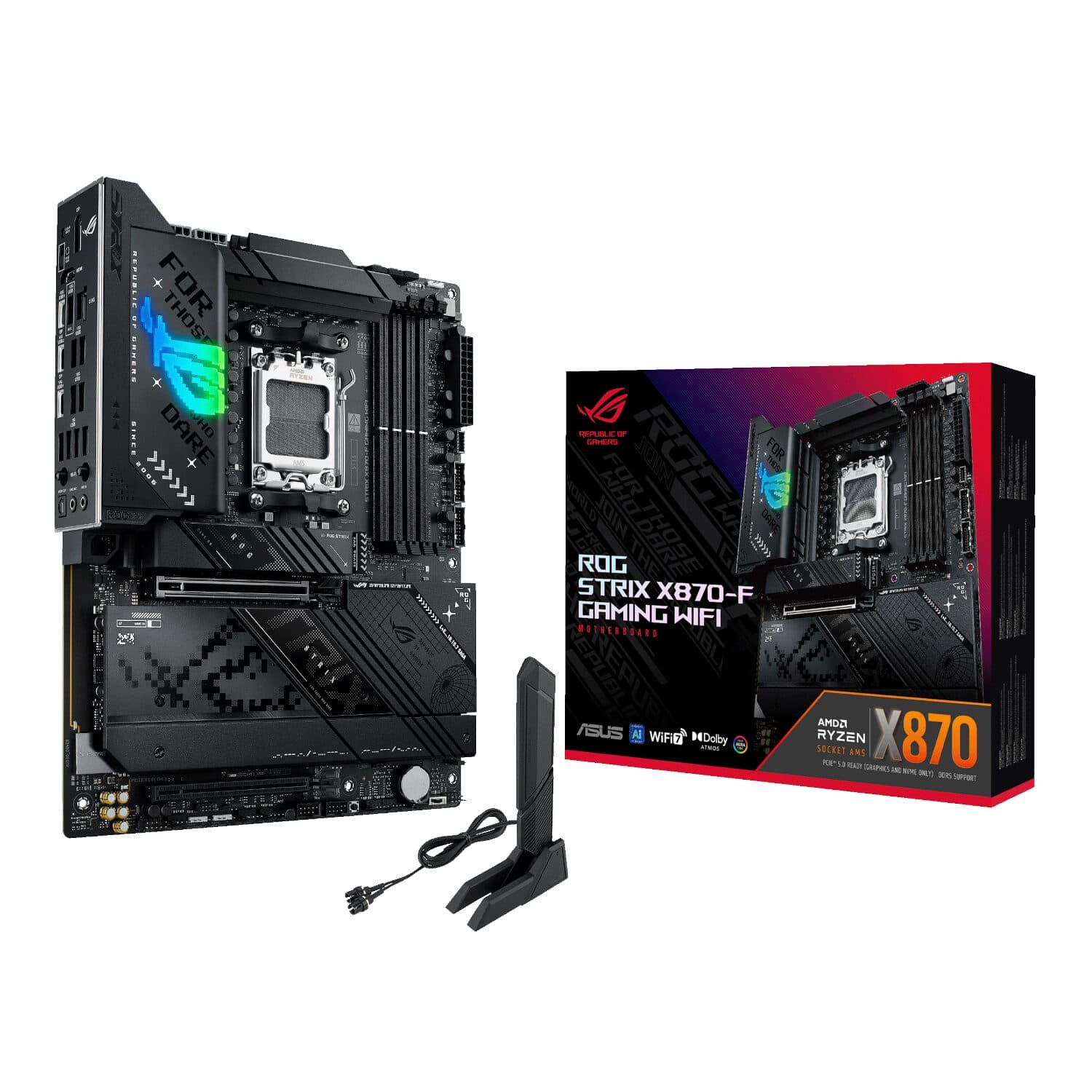 Asus ROG Strix X870-F Gaming WiFi Motherboard - ATX AMD AM5 — image 1