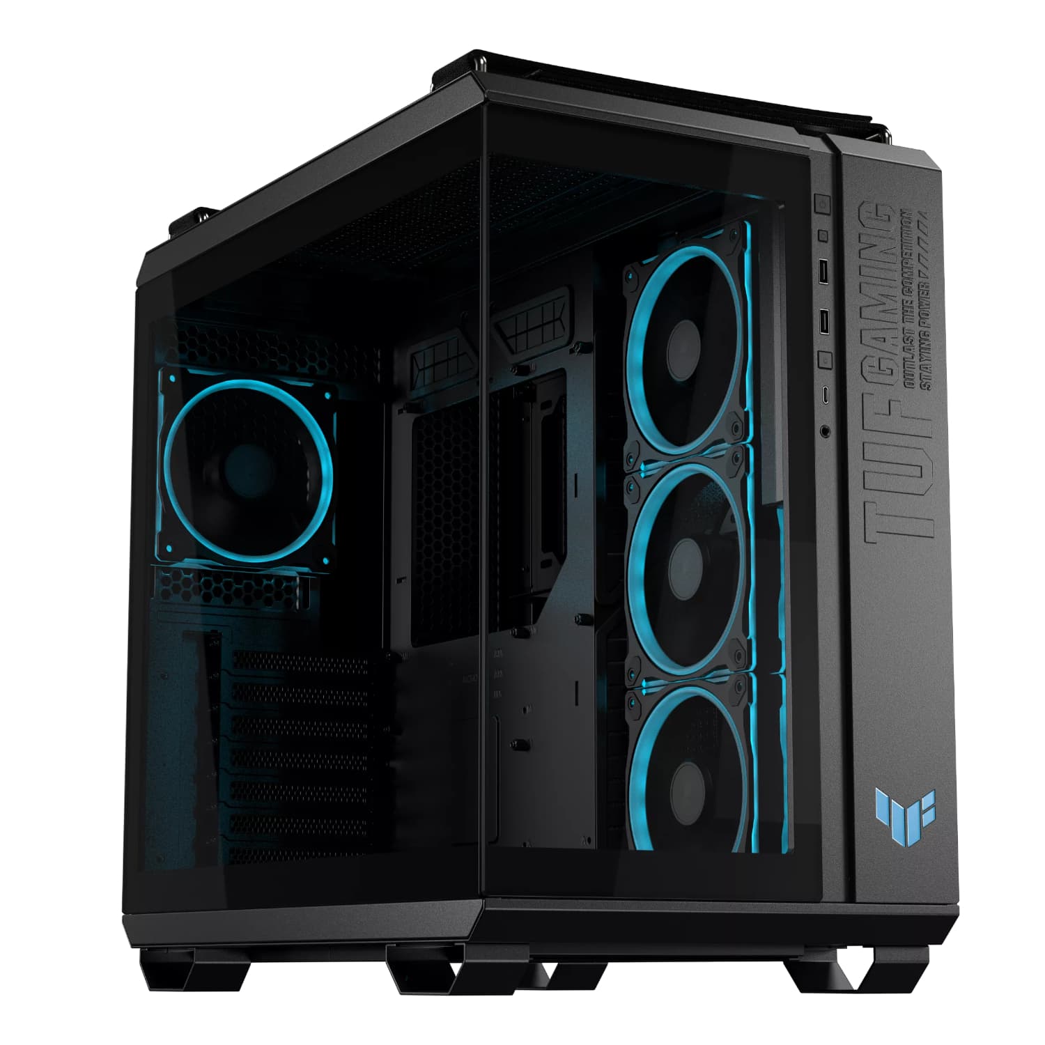 Asus TUF Gaming GT502 Horizon ARGB Mid Tower Chassis - Black — image 1