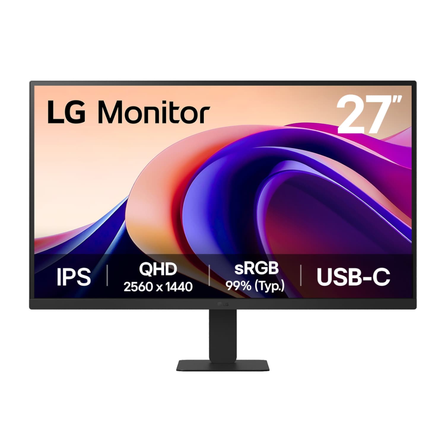 LG UltraFine 27" QHD IPS Monitor 100Hz with USB-C — image 1