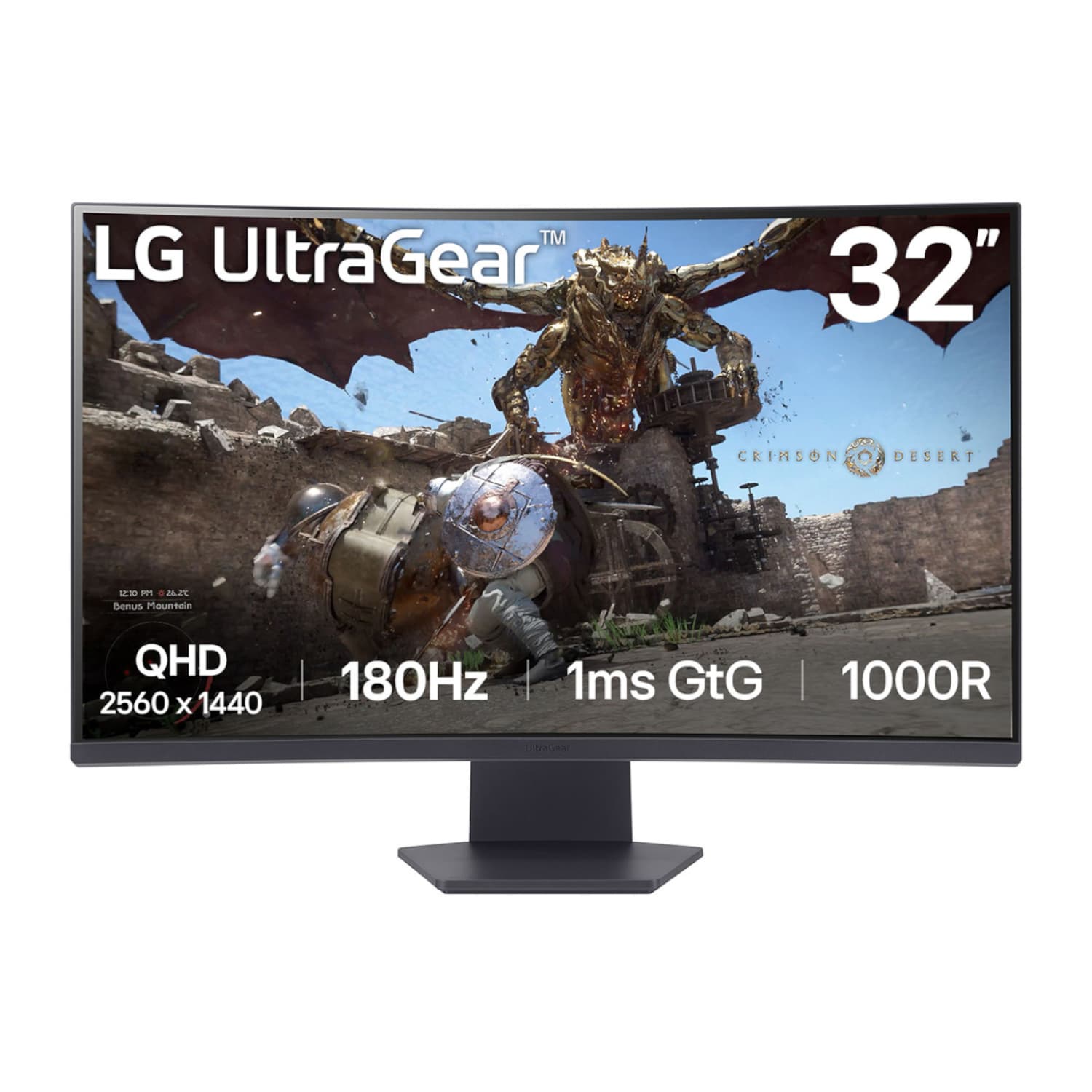 LG UltraGear 32" QHD VA Curved Gaming 180Hz 1ms — image 1