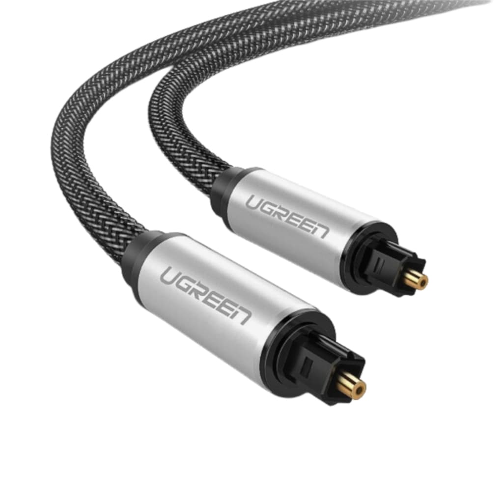 UGREEN AV108 Male to Male Toslink Optical Audio Cable 2m–Grey — image 1