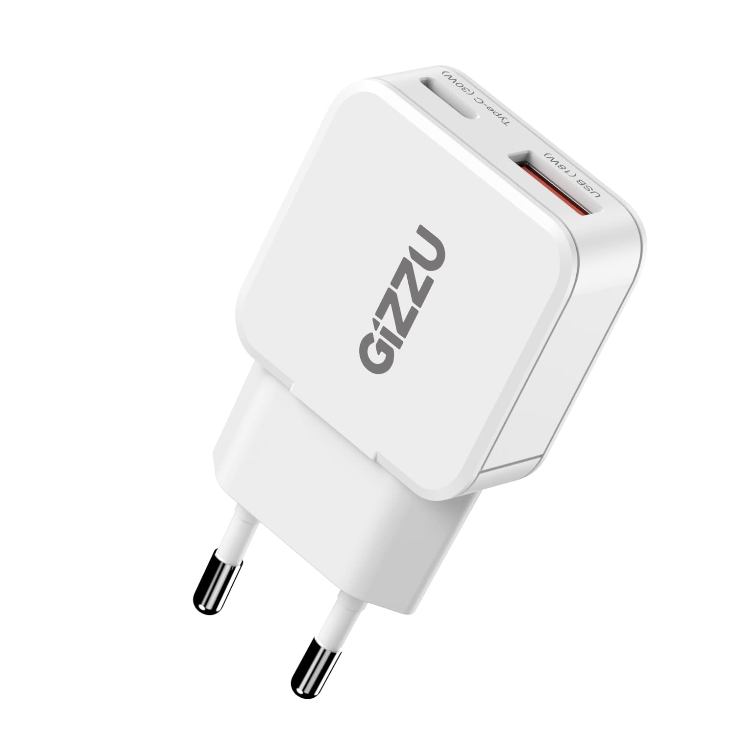 Gizzu 2-Port 30W GaN Wall Charger — image 1