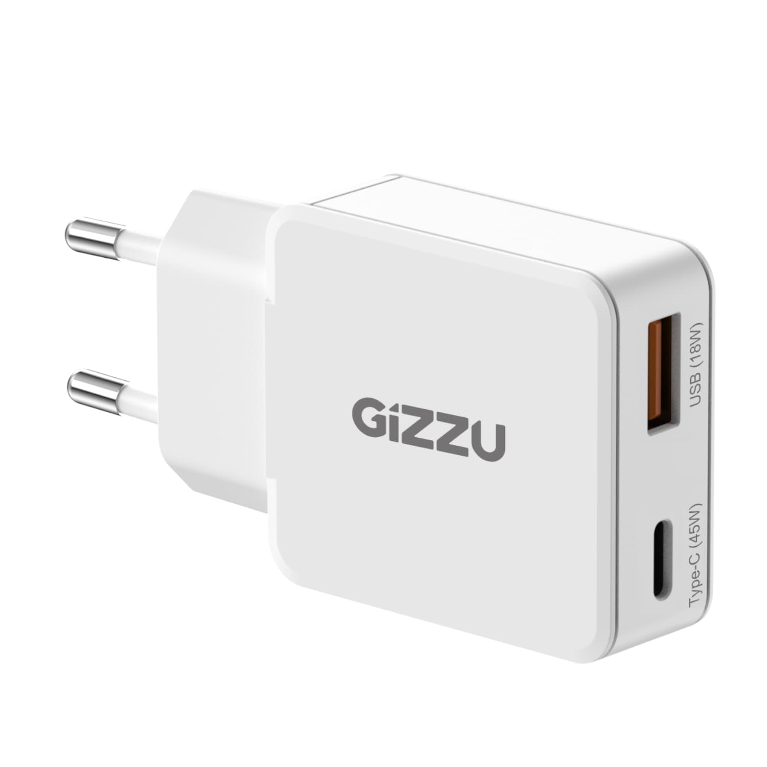 Gizzu 2-Port 45W GaN Wall Charger — image 1