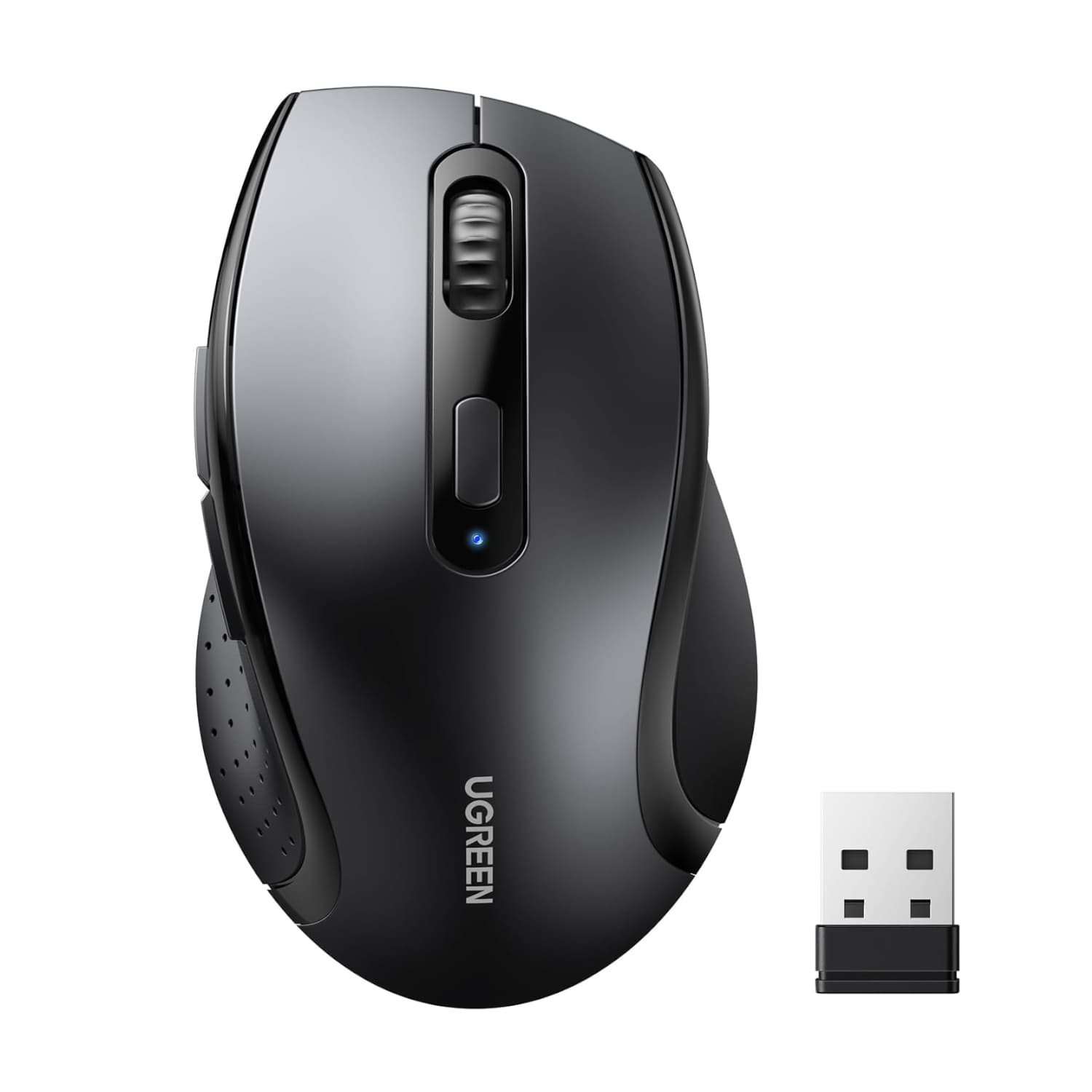 UGREEN M511 Ergonomic 2.4GHz Wireless Mouse - Black — image 1