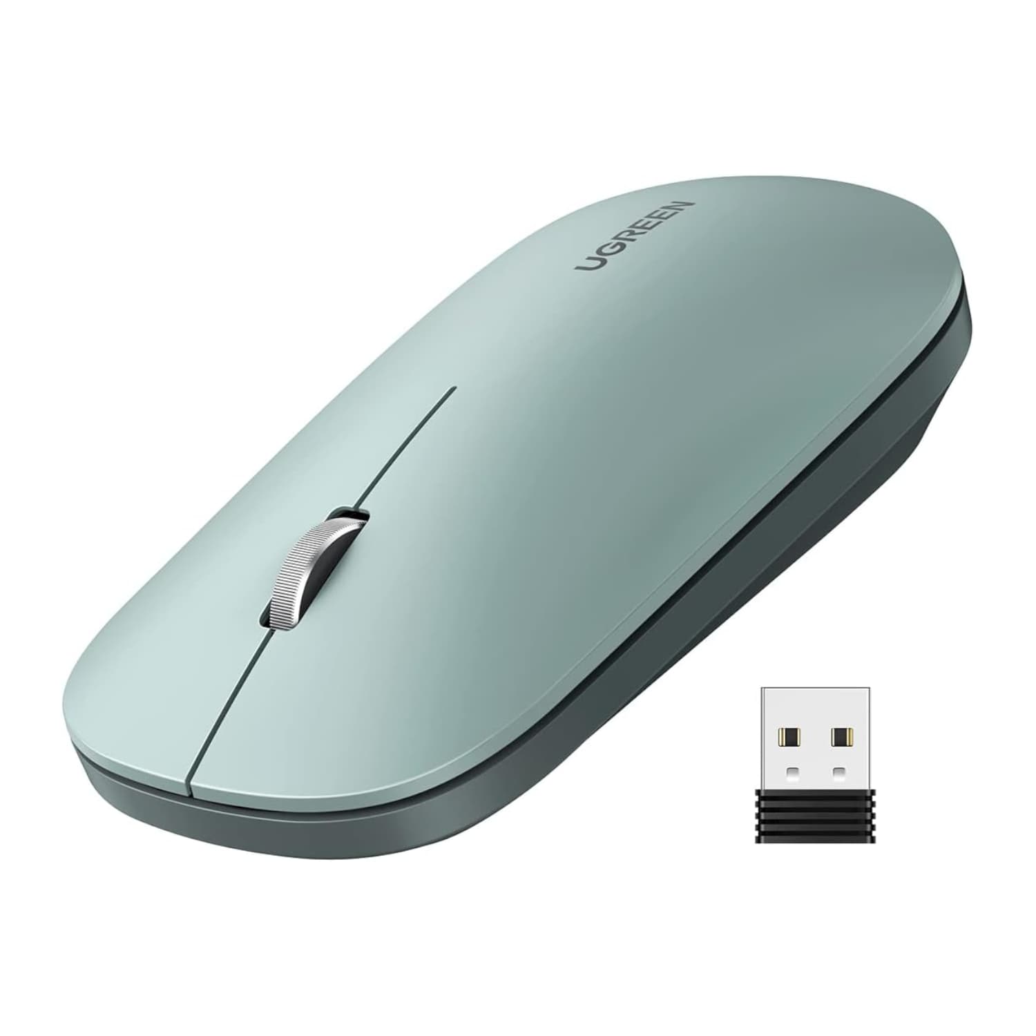 UGREEN Portable 2.4GHz Wireless Mouse - Green — image 1