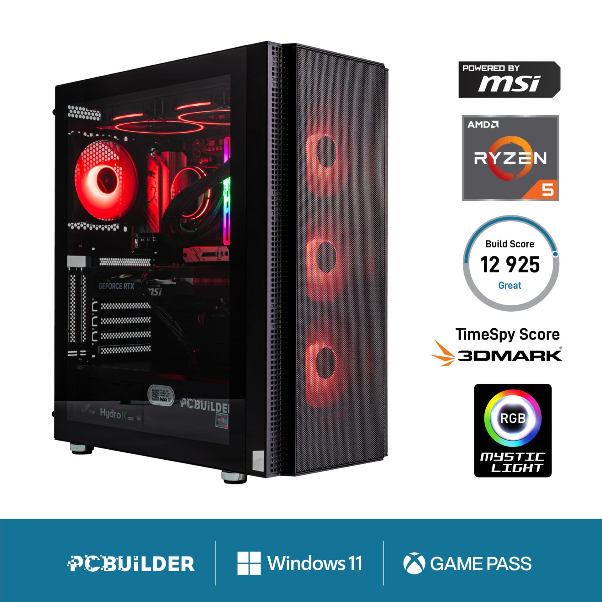 PCBuilder Ryzen 5 7600 SPECIALIST Windows 11 Gaming PC — image 1