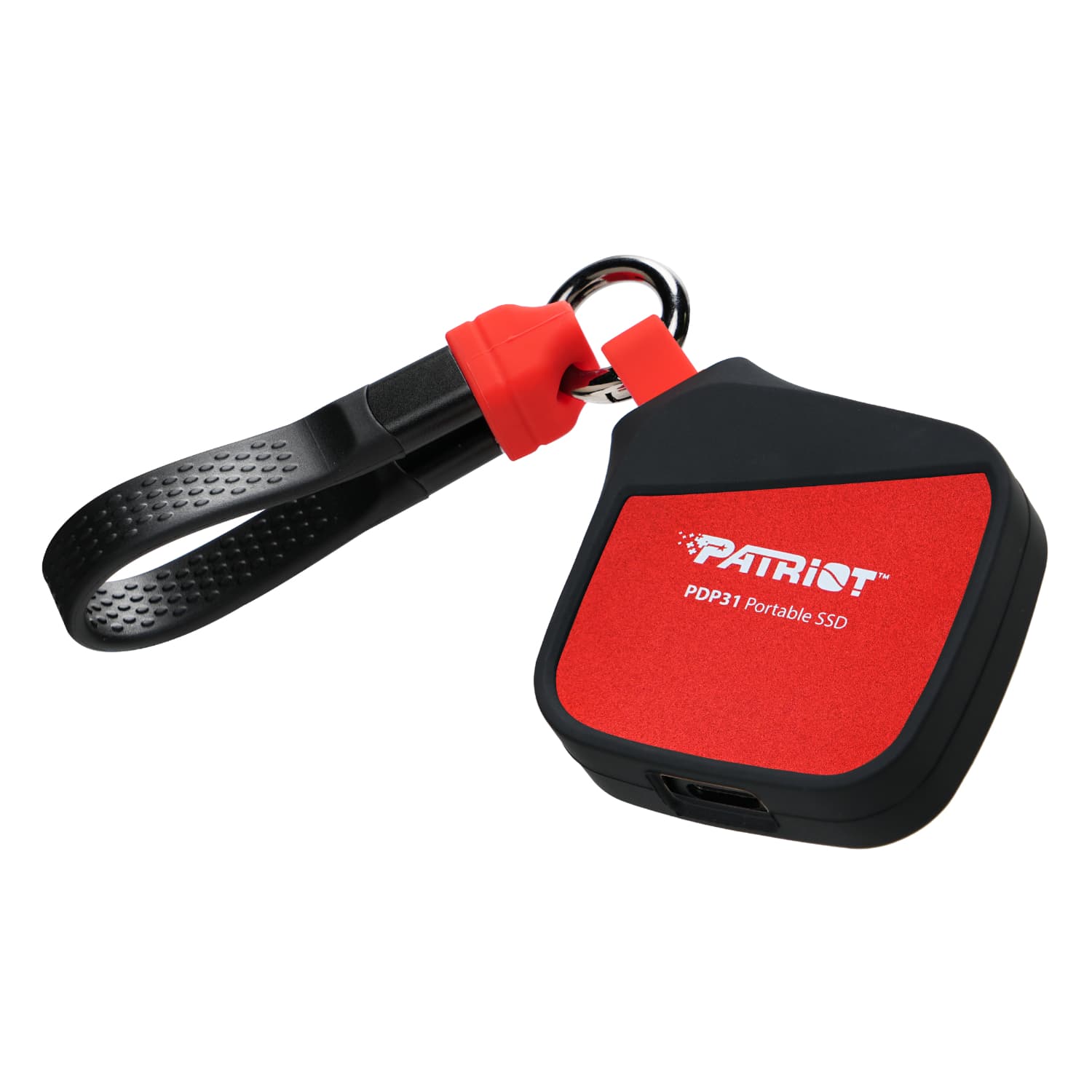Patriot PDP31 500GB Type-C Portable SSD - Red / Black — image 1