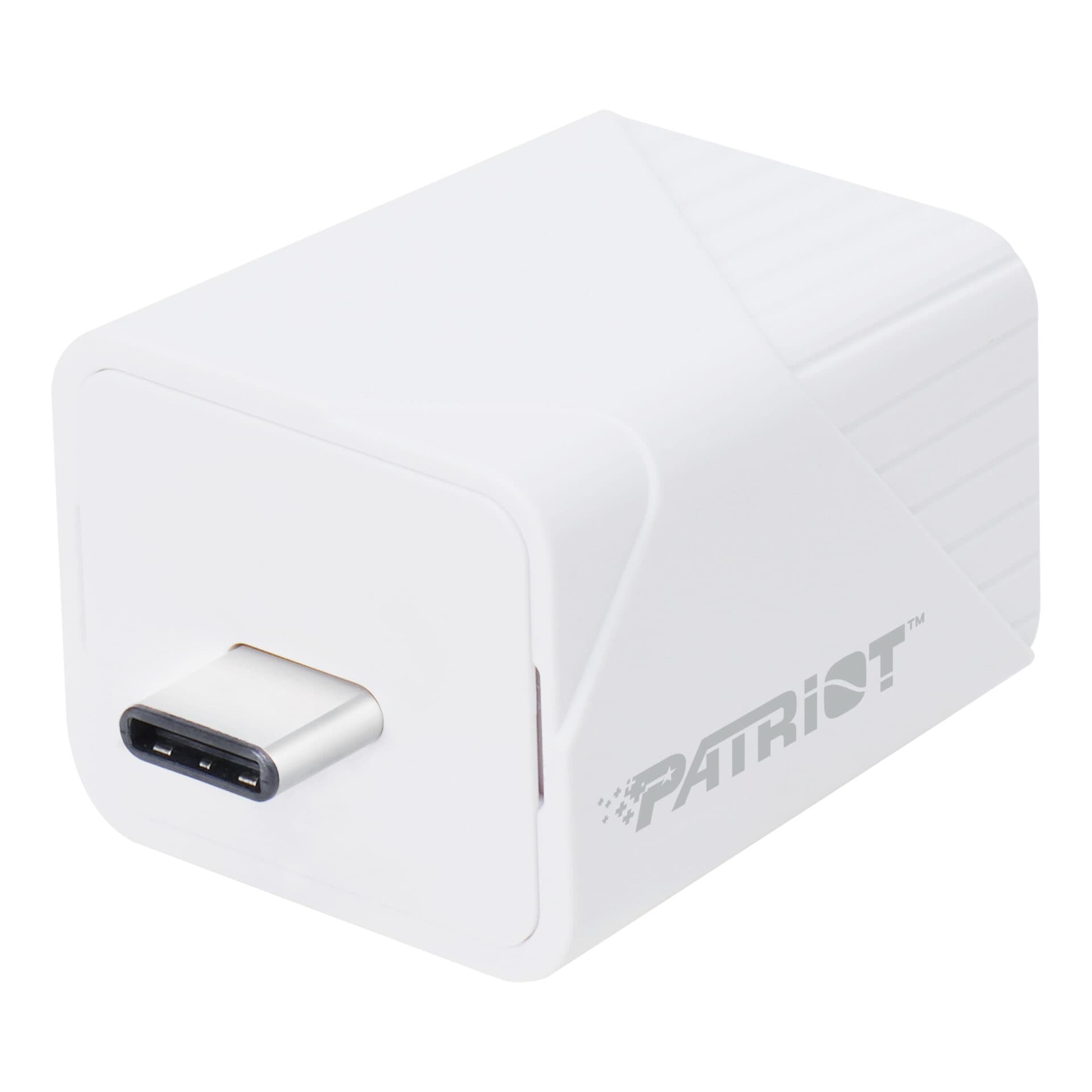 Patriot iLuxe Cube 256GB Type-C Smart Backup Solution - White — image 1