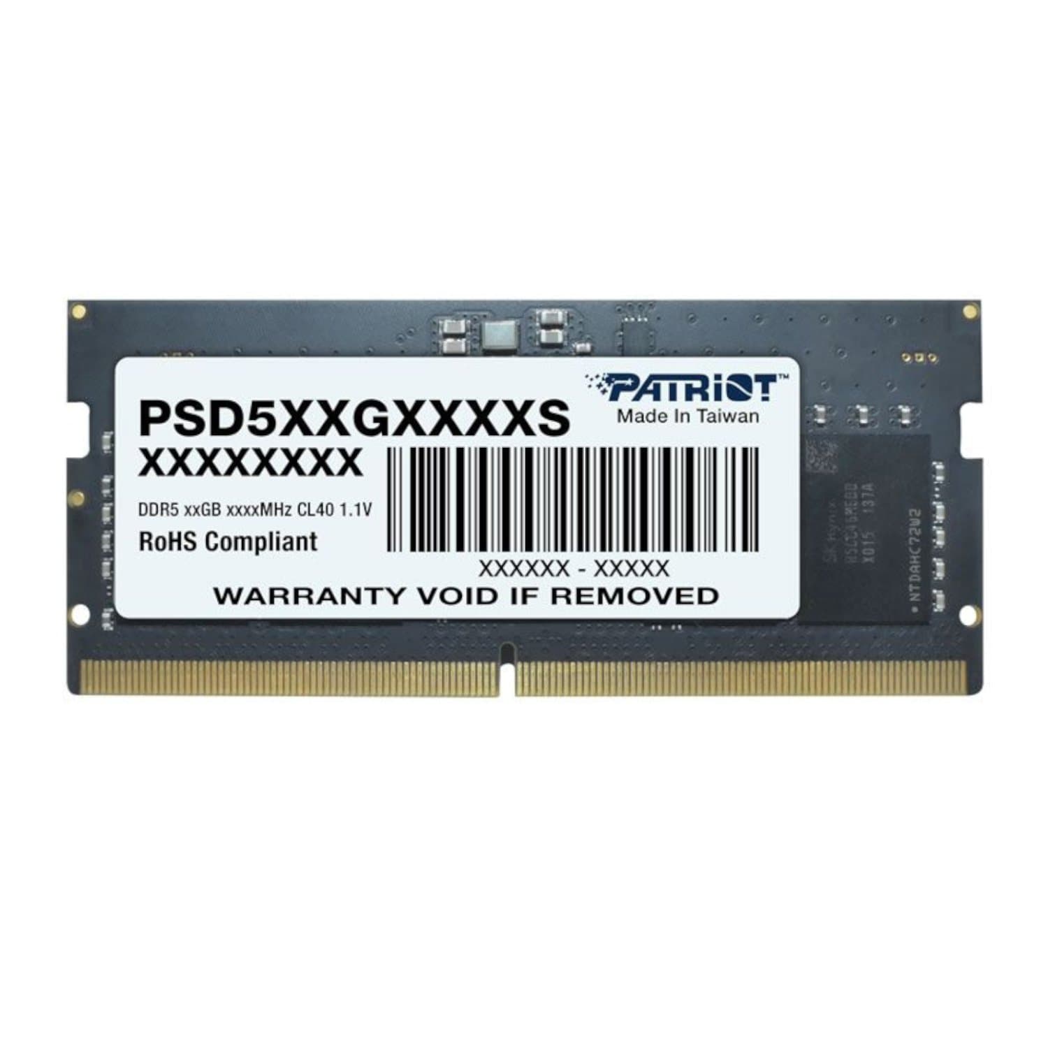 Patriot Signature Line 16GB 5600MHz DDR5 SODIMM Notebook Memory — image 1