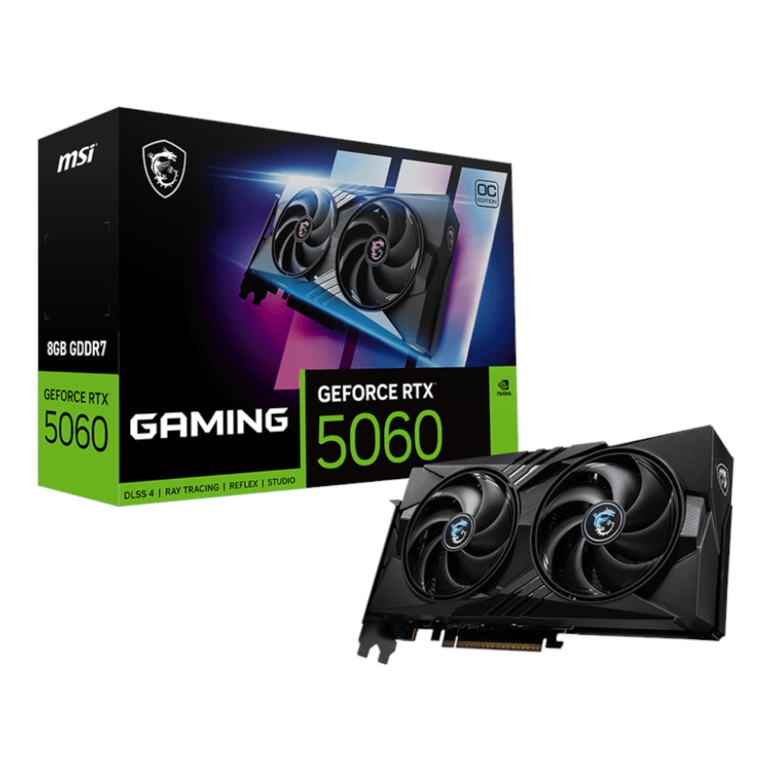 MSI GeForce RTX 5060 8GB GAMING OC Graphics Card — image 1