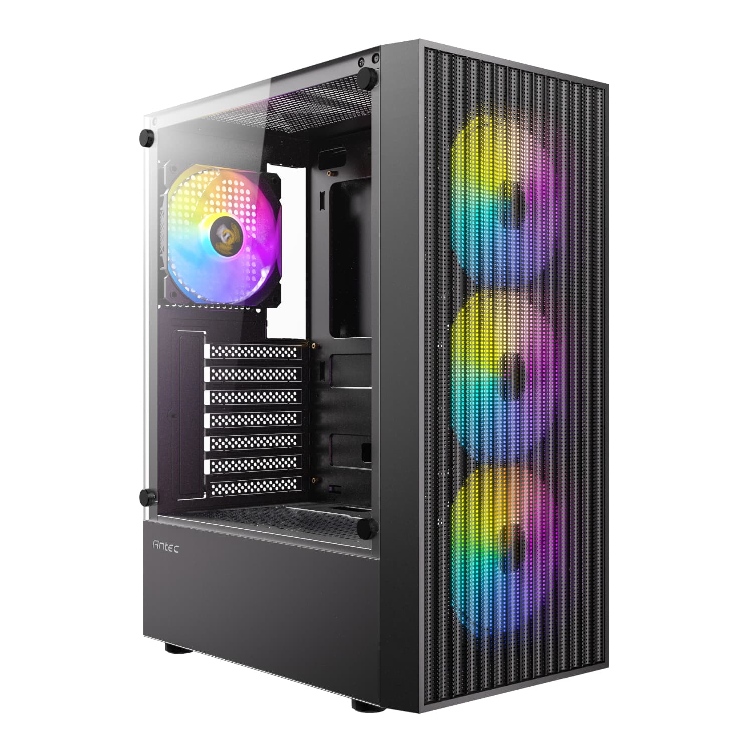 Antec AX27 RGB ELITE ATX Gaming Chassis - Black — image 1