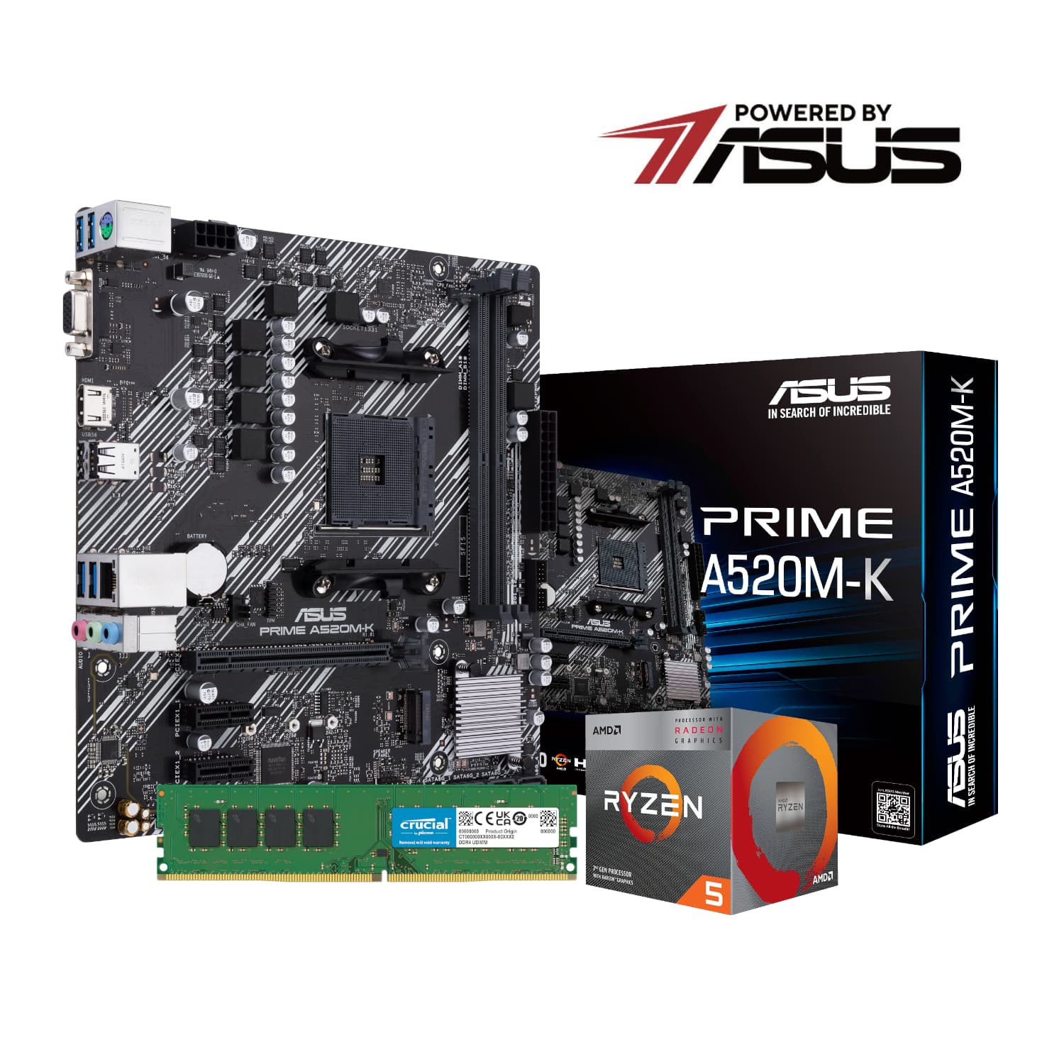 PCBuilder AMD Ryzen 5 3400G LEVEL UP Core Upgrade Kit — image 1