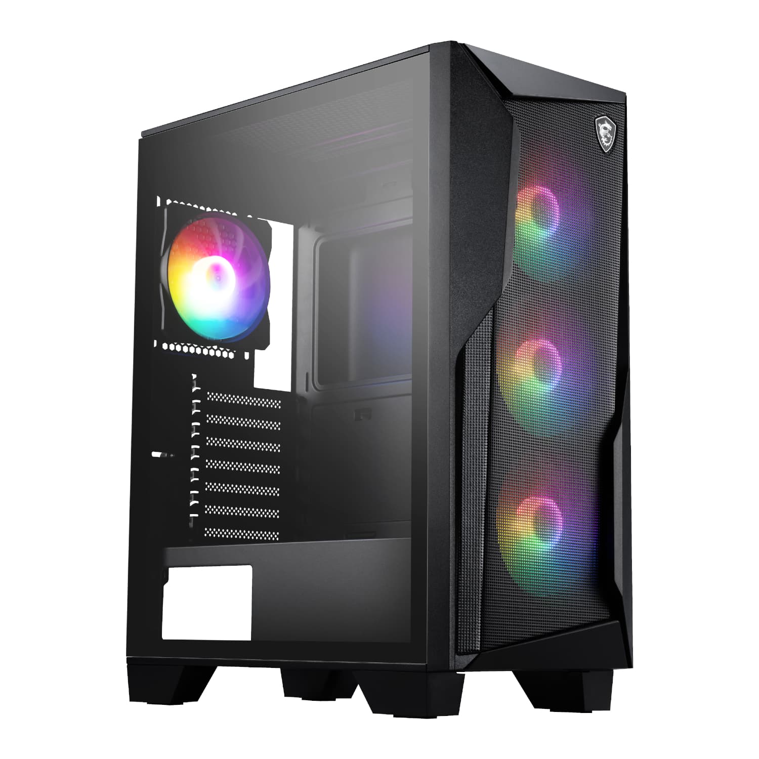 MSI MAG FORGE 130A Airflow ATX Gaming Chassis - Black — image 1