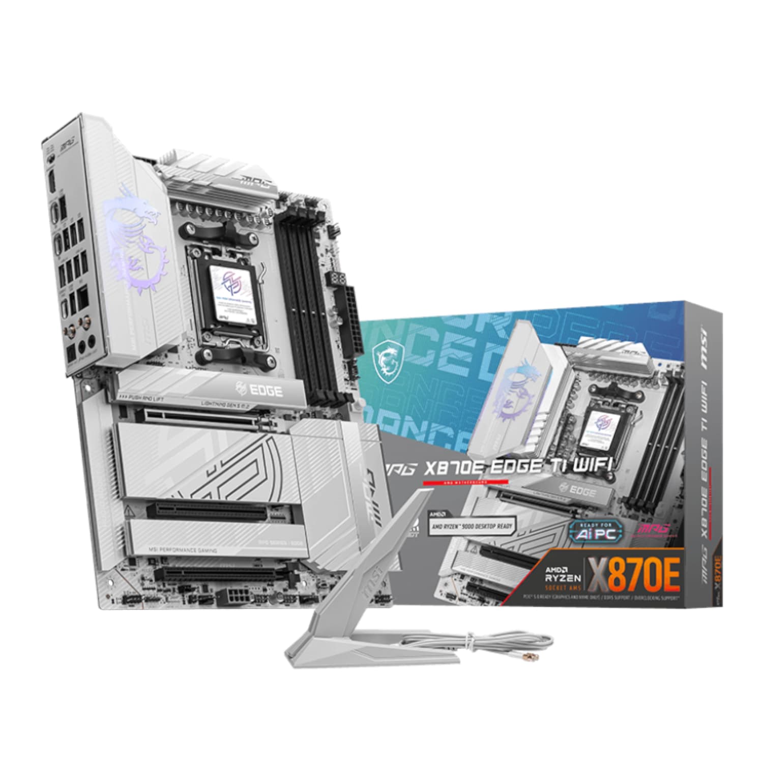 MSI MPG X870E EDGE TI WIFI AM5 ATX DDR5 Gaming Motherboard — image 1