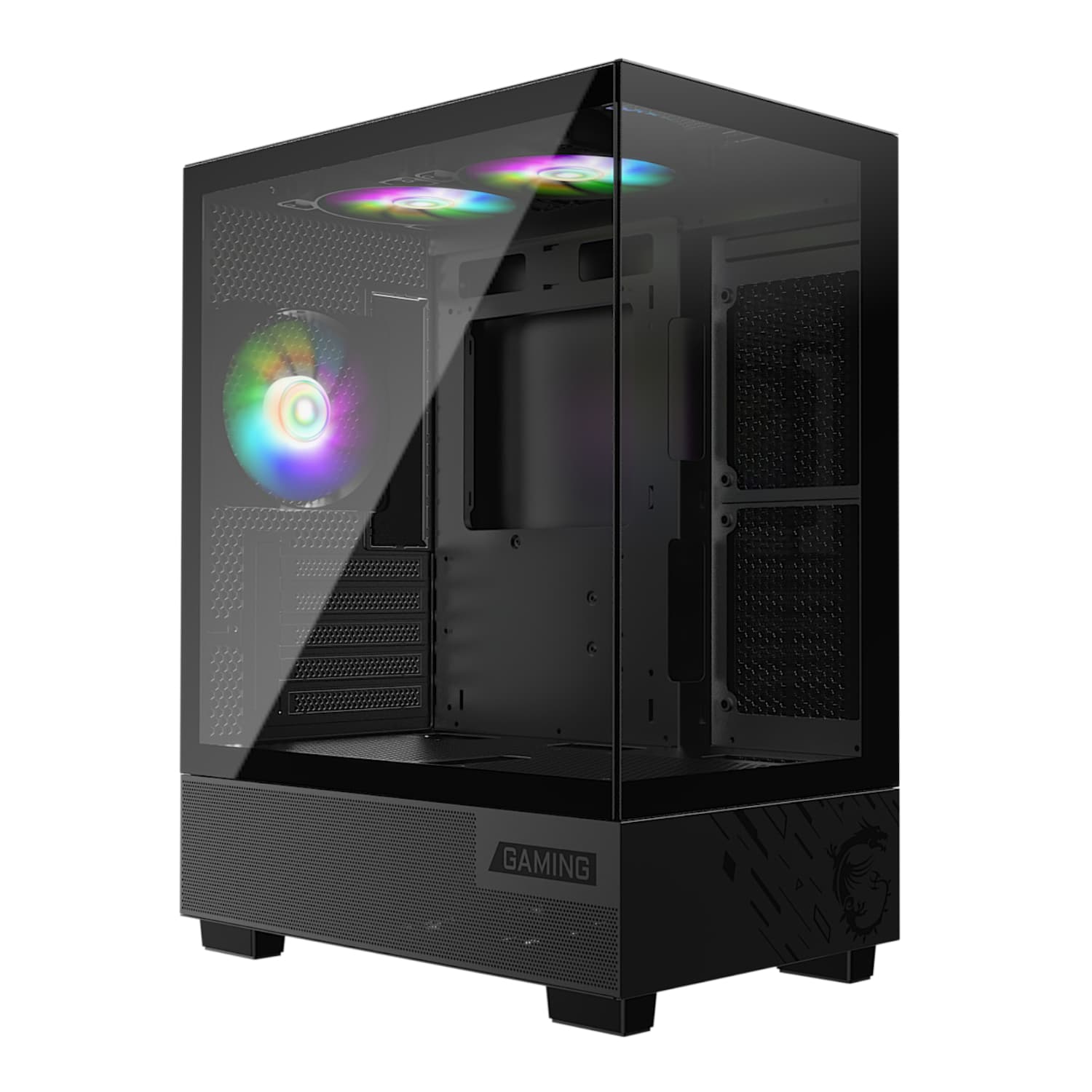 MSI PAG PANO M110A Micro-ATX Gaming Chassis – Black — image 1