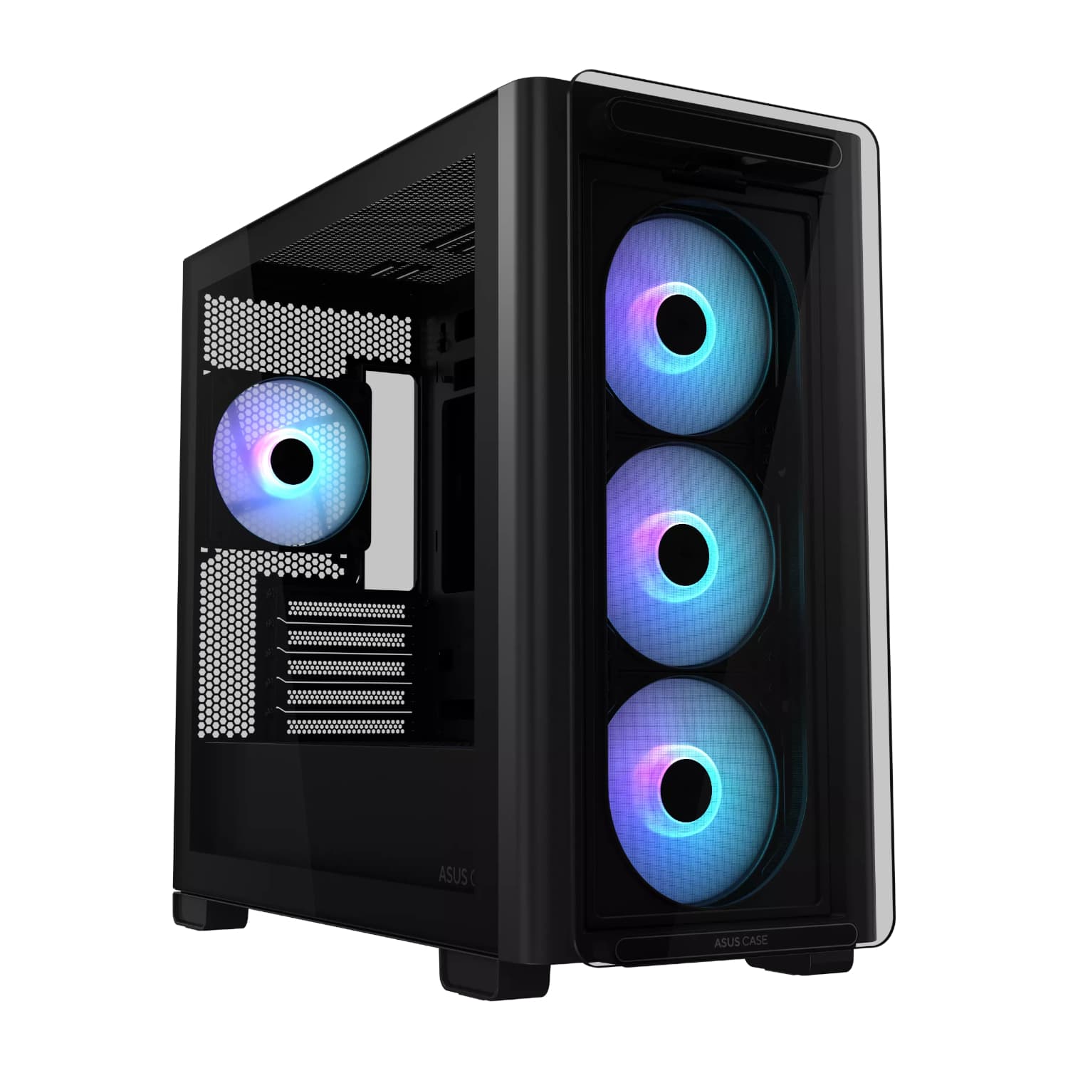 Asus A23 PLUS ARGB Micro-ATX Gaming Chassis - Black — image 1