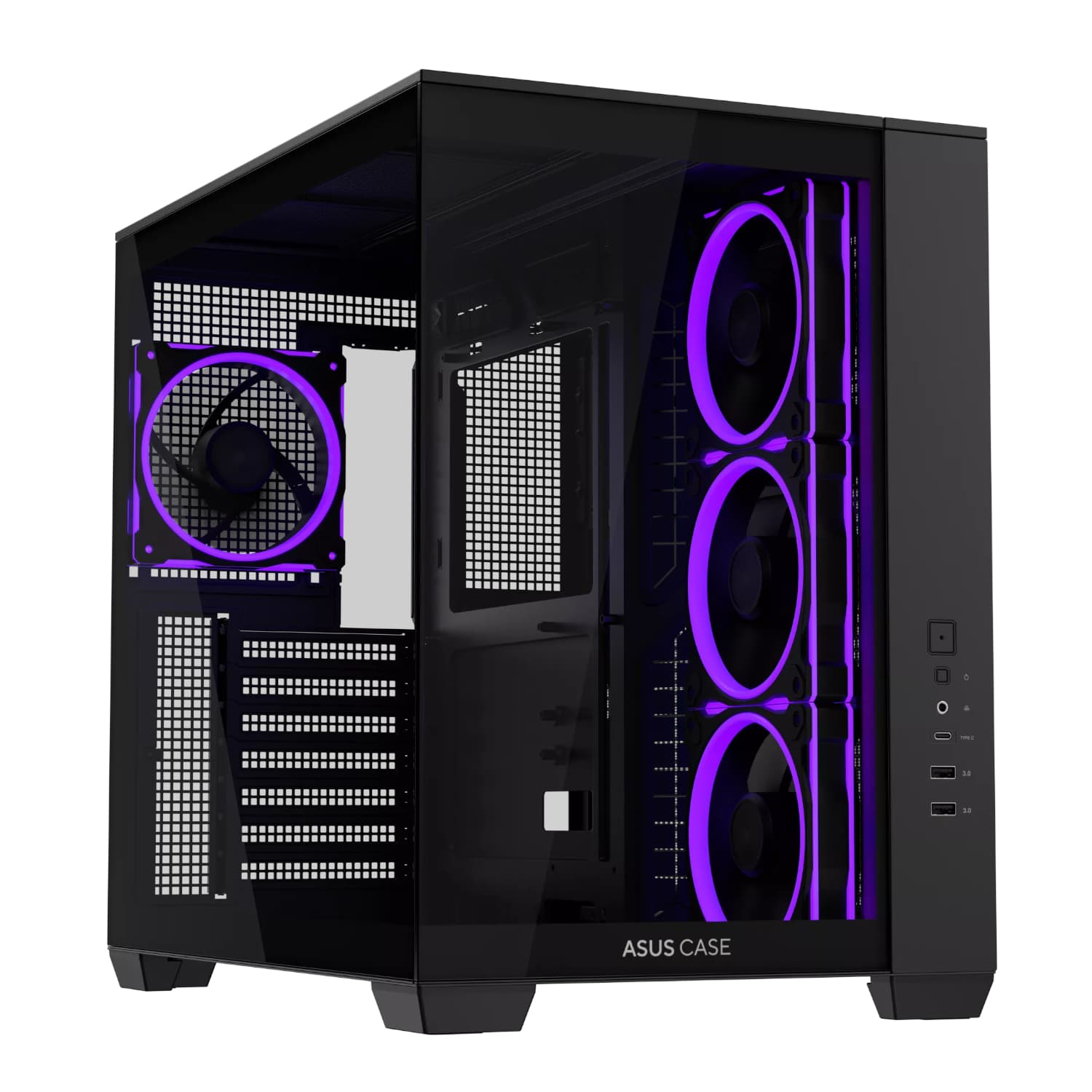 Asus A32 PLUS ARGB ATX Gaming Chassis – Black — image 1