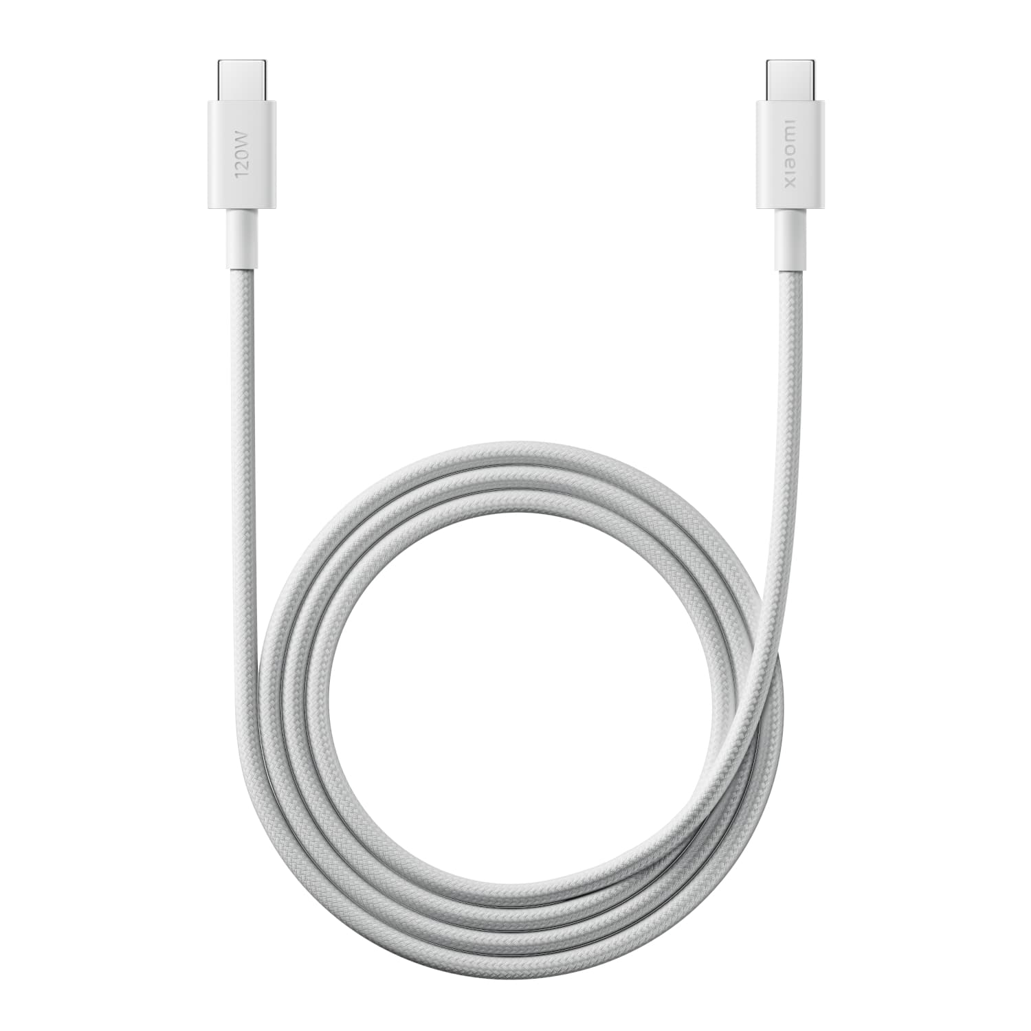 Xiaomi 6A Braided USB Type-C to USB Type-C Cable (1m) - White — image 1